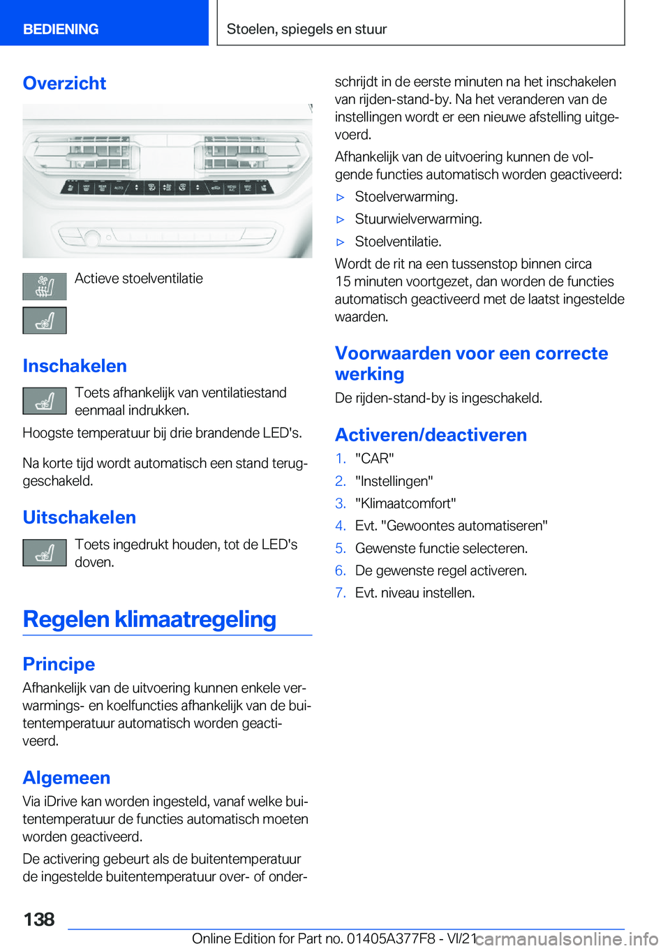 BMW X3 M 2022  Instructieboekjes (in Dutch) �O�v�e�r�z�i�c�h�t
�A�c�t�i�e�v�e��s�t�o�e�l�v�e�n�t�i�l�a�t�i�e
�I�n�s�c�h�a�k�e�l�e�n �T�o�e�t�s��a�f�h�a�n�k�e�l�i�j�k��v�a�n��v�e�n�t�i�l�a�t�i�e�s�t�a�n�d�e�e�n�m�a�a�l��i�n�d�r�u�k�k�e�n�.
