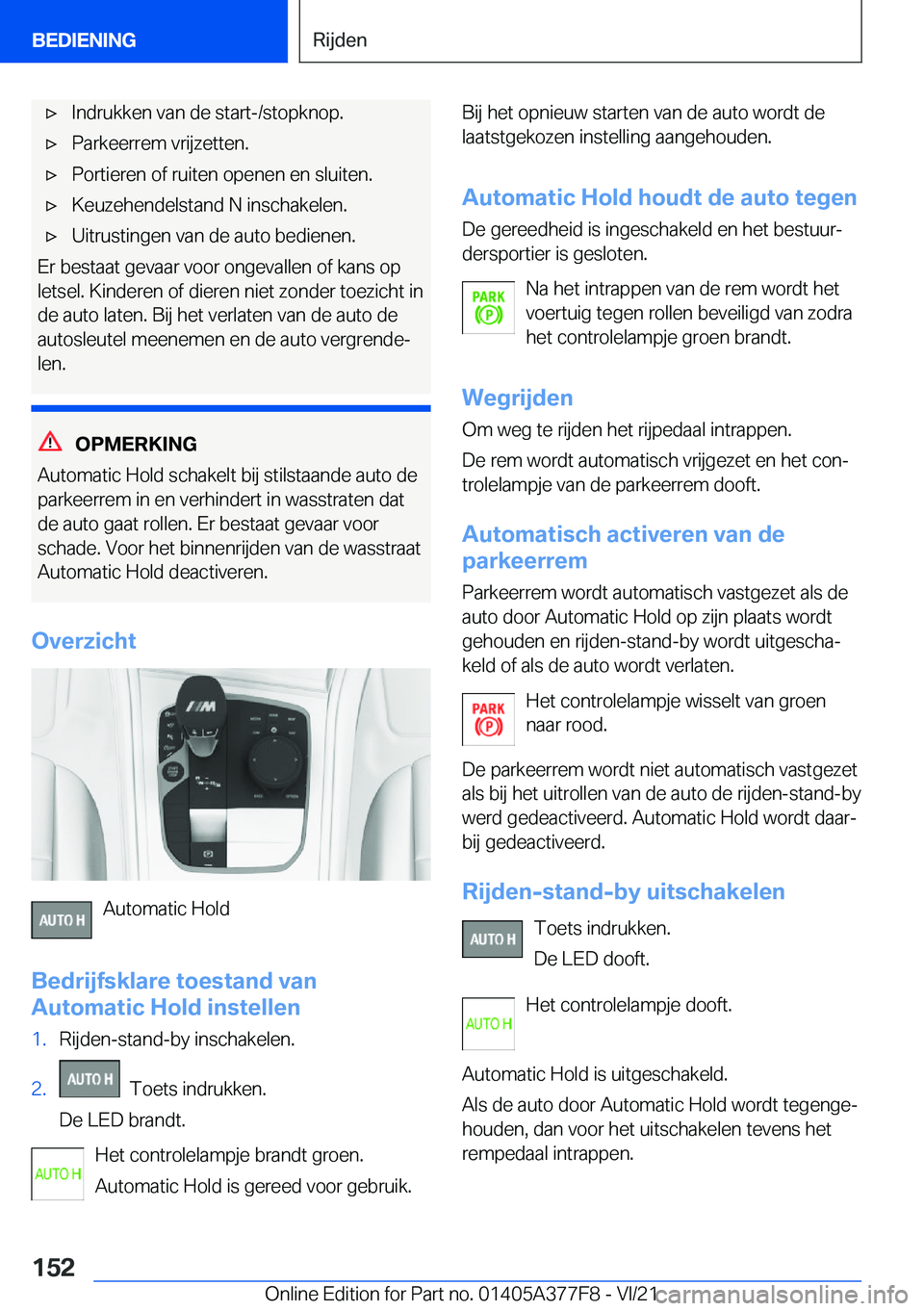 BMW X3 M 2022  Instructieboekjes (in Dutch) 'x�I�n�d�r�u�k�k�e�n��v�a�n��d�e��s�t�a�r�t�-�/�s�t�o�p�k�n�o�p�.'x�P�a�r�k�e�e�r�r�e�m��v�r�i�j�z�e�t�t�e�n�.'x�P�o�r�t�i�e�r�e�n��o�f��r�u�i�t�e�n��o�p�e�n�e�n��e�n��s�l�u�i�t�e