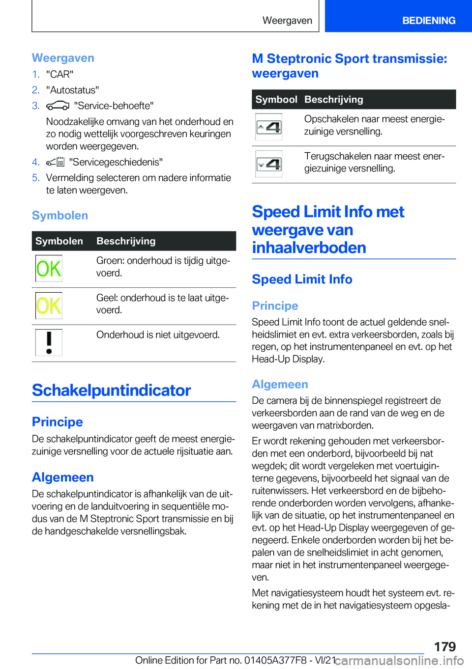 BMW X3 M 2022  Instructieboekjes (in Dutch) �W�e�e�r�g�a�v�e�n�1�.��C�A�R��2�.��A�u�t�o�s�t�a�t�u�s��3�.����S�e�r�v�i�c�e�-�b�e�h�o�e�f�t�e�
�N�o�o�d�z�a�k�e�l�i�j�k�e��o�m�v�a�n�g��v�a�n��h�e�t��o�n�d�e�r�h�o�u�d��e�n
�z�o��n�o�d
