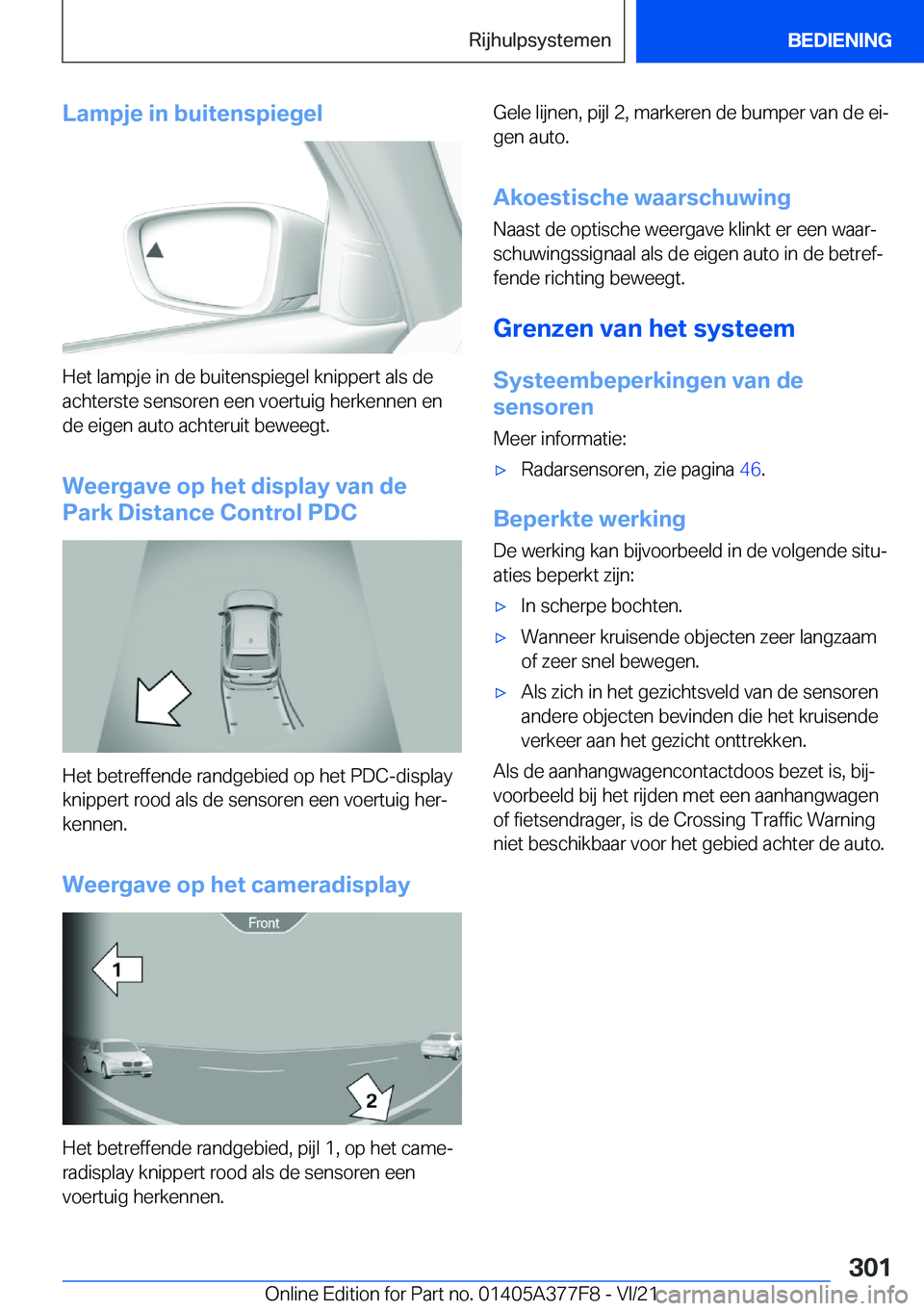 BMW X3 M 2022  Instructieboekjes (in Dutch) �L�a�m�p�j�e��i�n��b�u�i�t�e�n�s�p�i�e�g�e�l
�H�e�t��l�a�m�p�j�e��i�n��d�e��b�u�i�t�e�n�s�p�i�e�g�e�l��k�n�i�p�p�e�r�t��a�l�s��d�e
�a�c�h�t�e�r�s�t�e��s�e�n�s�o�r�e�n��e�e�n��v�o�e�r�t�u�i