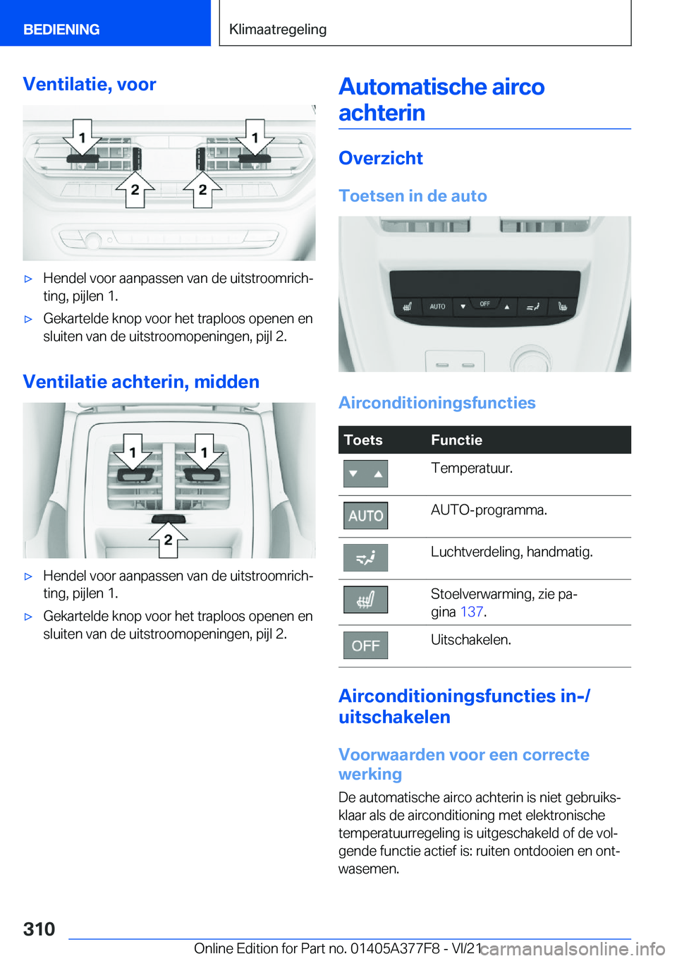 BMW X3 M 2022  Instructieboekjes (in Dutch) �V�e�n�t�i�l�a�t�i�e�,��v�o�o�r'x�H�e�n�d�e�l��v�o�o�r��a�a�n�p�a�s�s�e�n��v�a�n��d�e��u�i�t�s�t�r�o�o�m�r�i�c�hj
�t�i�n�g�,��p�i�j�l�e�n��1�.'x�G�e�k�a�r�t�e�l�d�e��k�n�o�p��v�o�o�