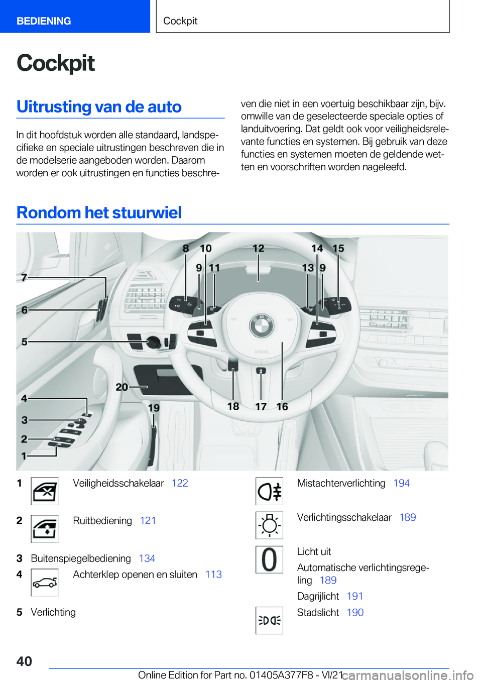 BMW X3 M 2022  Instructieboekjes (in Dutch) �C�o�c�k�p�i�t�U�i�t�r�u�s�t�i�n�g��v�a�n��d�e��a�u�t�o
�I�n��d�i�t��h�o�o�f�d�s�t�u�k��w�o�r�d�e�n��a�l�l�e��s�t�a�n�d�a�a�r�d�,��l�a�n�d�s�p�ej�c�i�f�i�e�k�e��e�n��s�p�e�c�i�a�l�e��u�i�