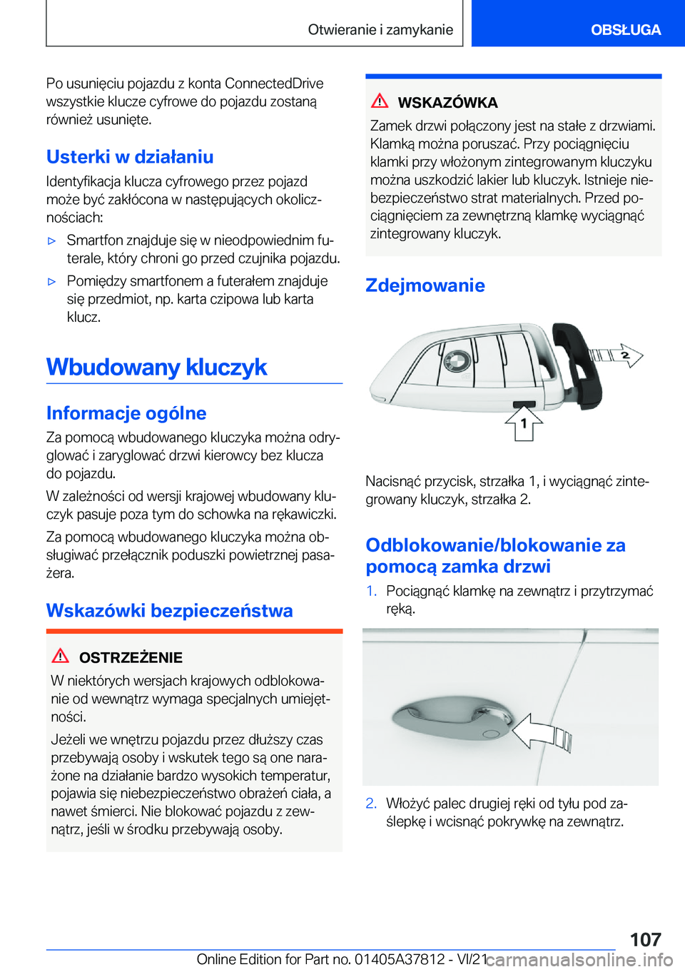 BMW X3 M 2022  Instrukcja obsługi (in Polish) �P�o��u�s�u�n�i�