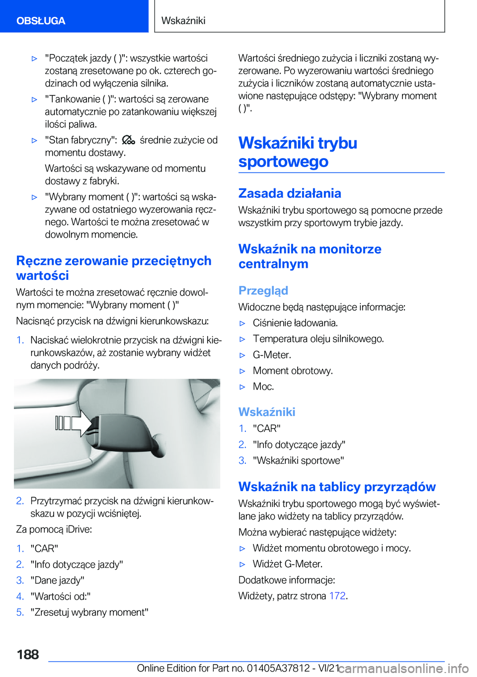 BMW X3 M 2022  Instrukcja obsługi (in Polish) 'x��P�o�c�z�