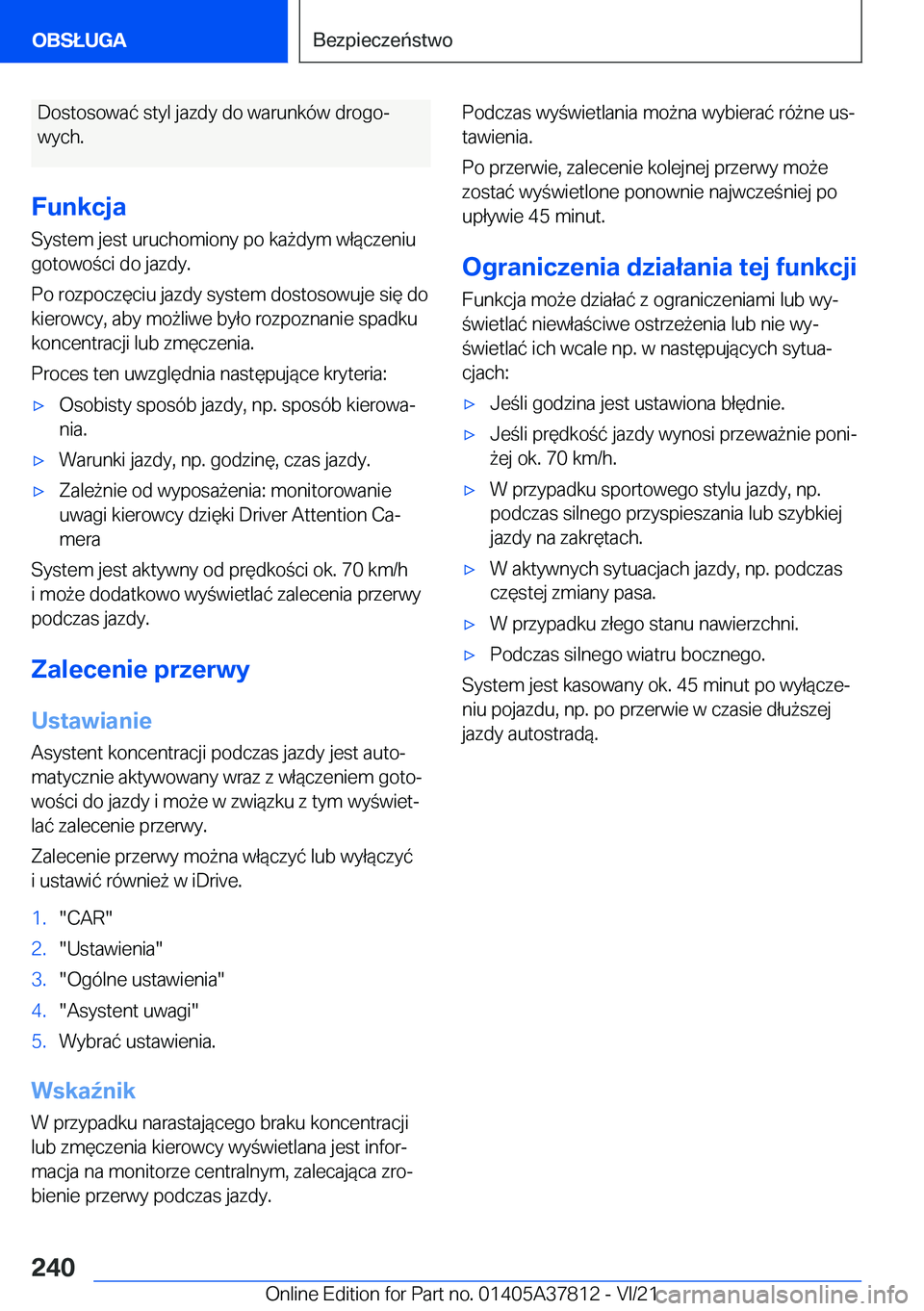BMW X3 M 2022  Instrukcja obsługi (in Polish) �D�o�s�t�o�s�o�w�a�
