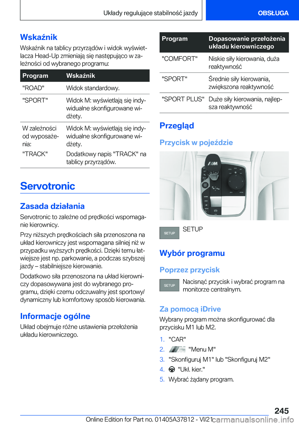 BMW X3 M 2022  Instrukcja obsługi (in Polish) �W�s�k�a7�n�i�k
�W�s�k�a7�n�i�k��n�a��t�a�b�l�i�c�y��p�r�z�y�r�z�