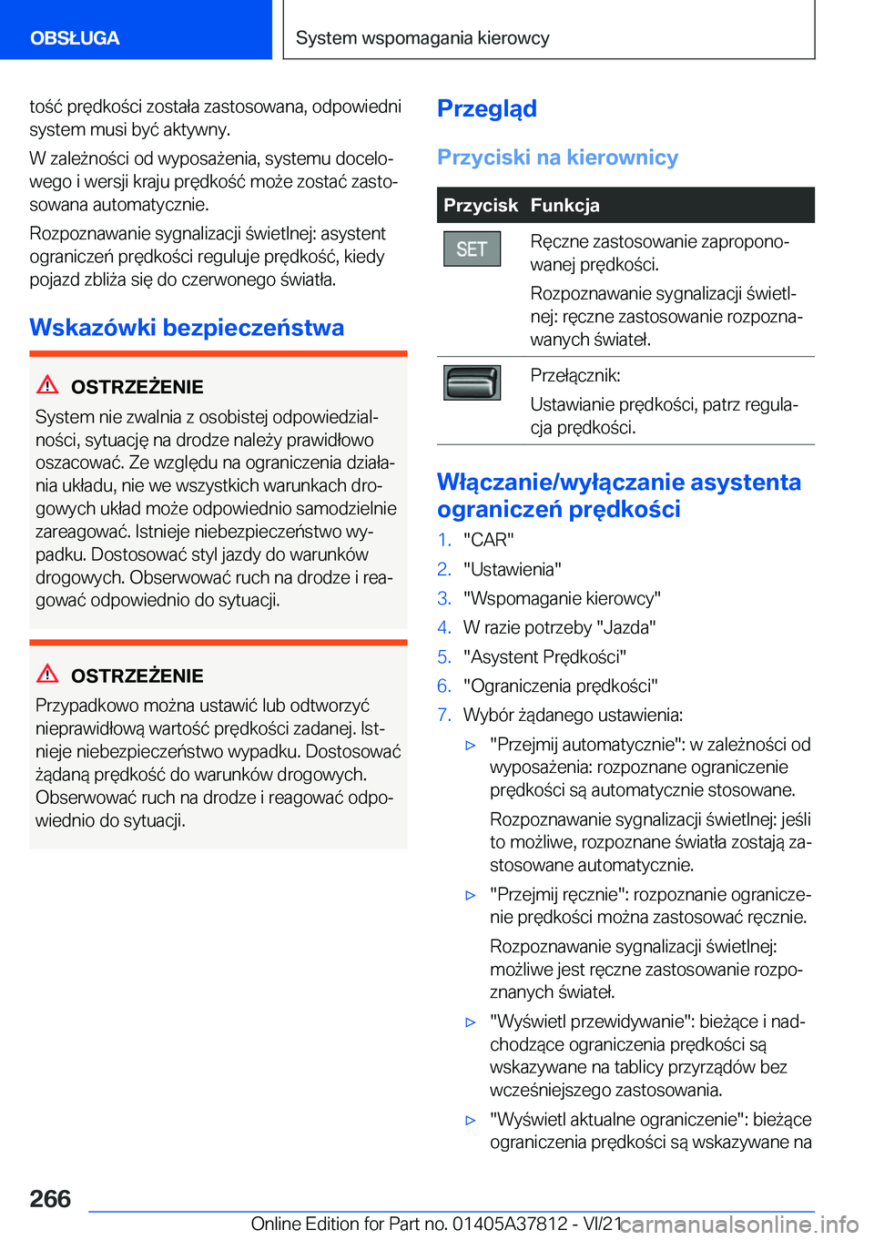 BMW X3 M 2022  Instrukcja obsługi (in Polish) �t�o�