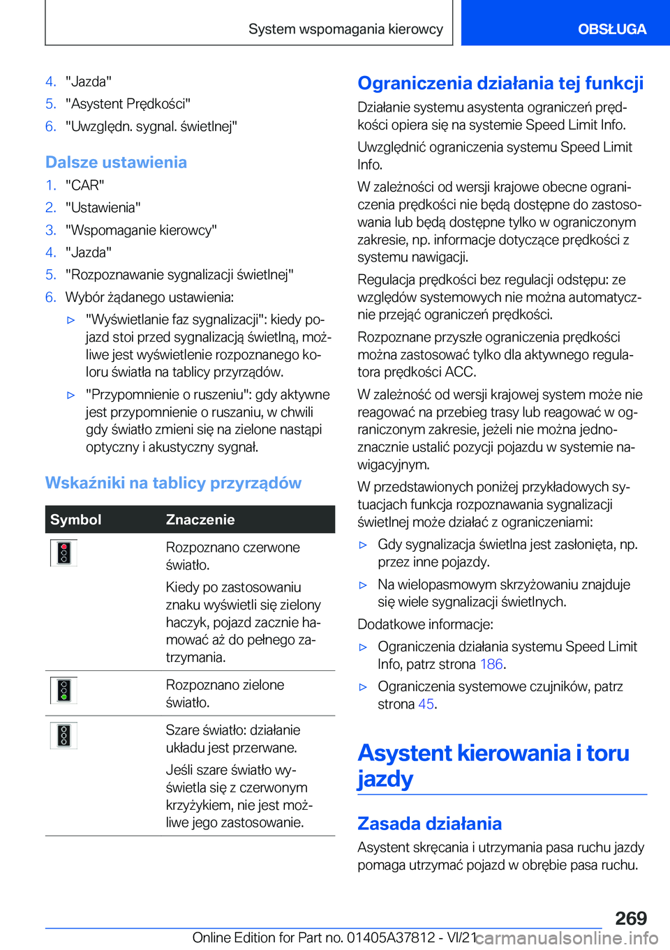 BMW X3 M 2022  Instrukcja obsługi (in Polish) �4�.��J�a�z�d�a��5�.��A�s�y�s�t�e�n�t��P�r�