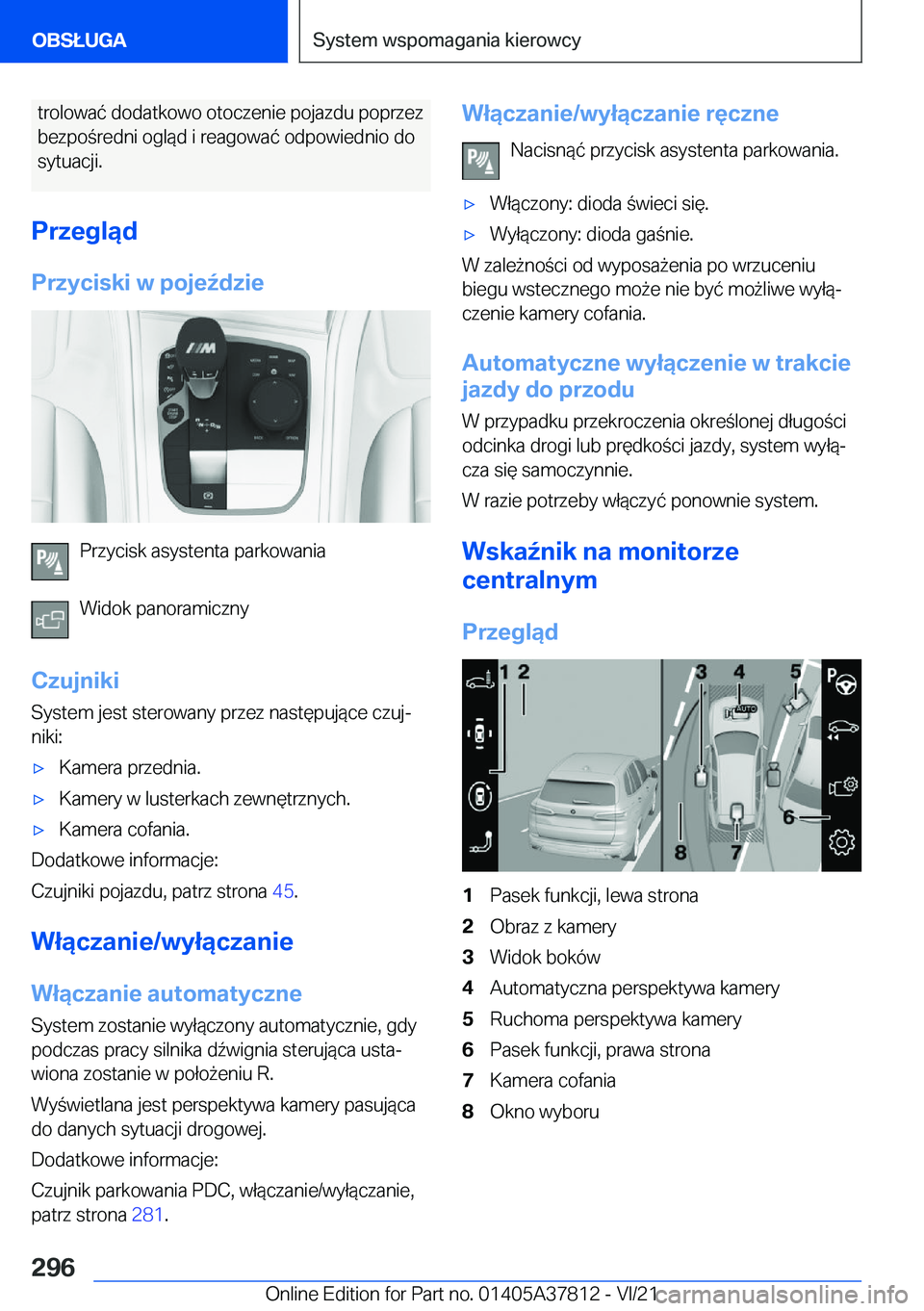 BMW X3 M 2022  Instrukcja obsługi (in Polish) �t�r�o�l�o�w�a�