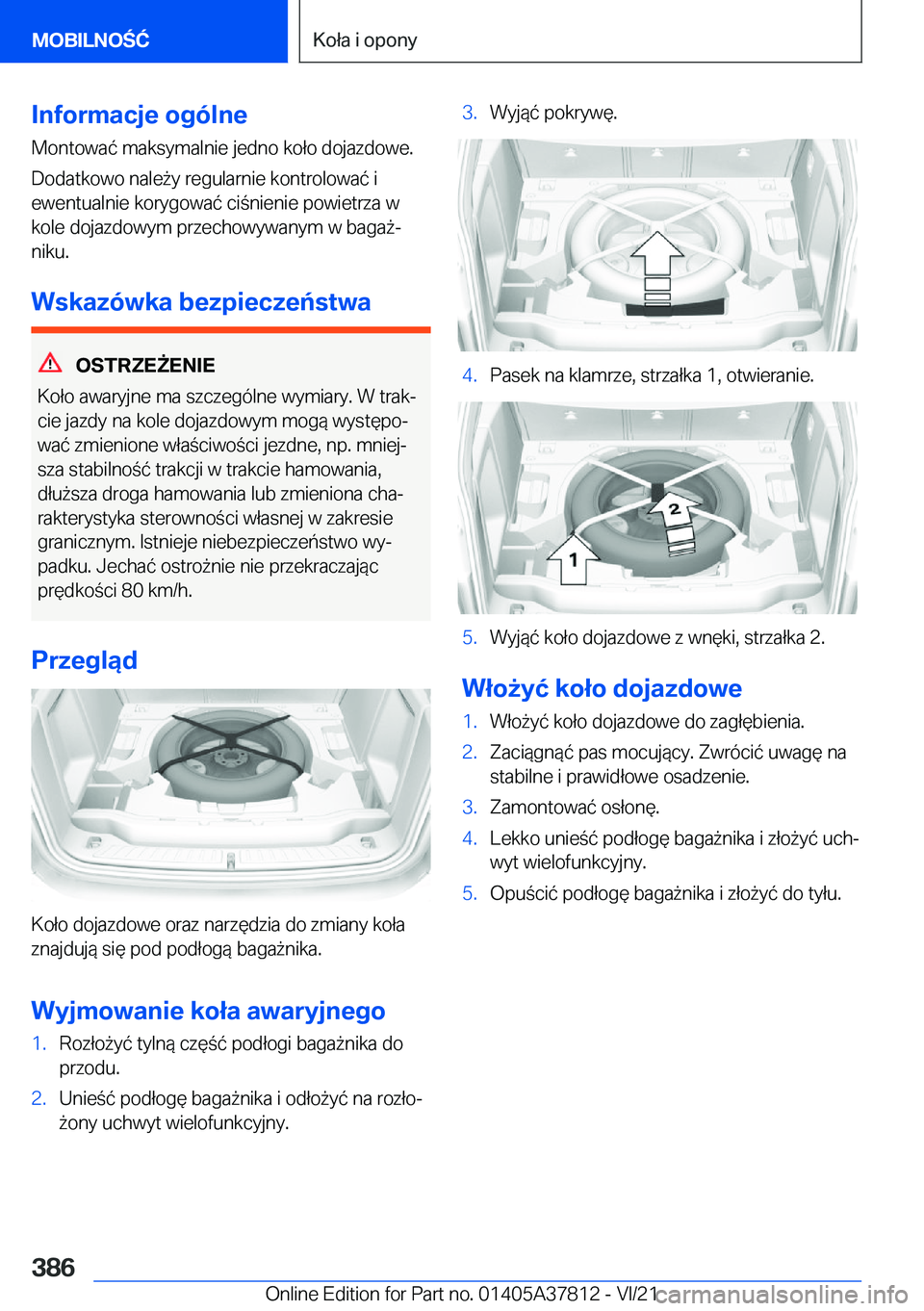 BMW X3 M 2022  Instrukcja obsługi (in Polish) �I�n�f�o�r�m�a�c�j�e��o�g�