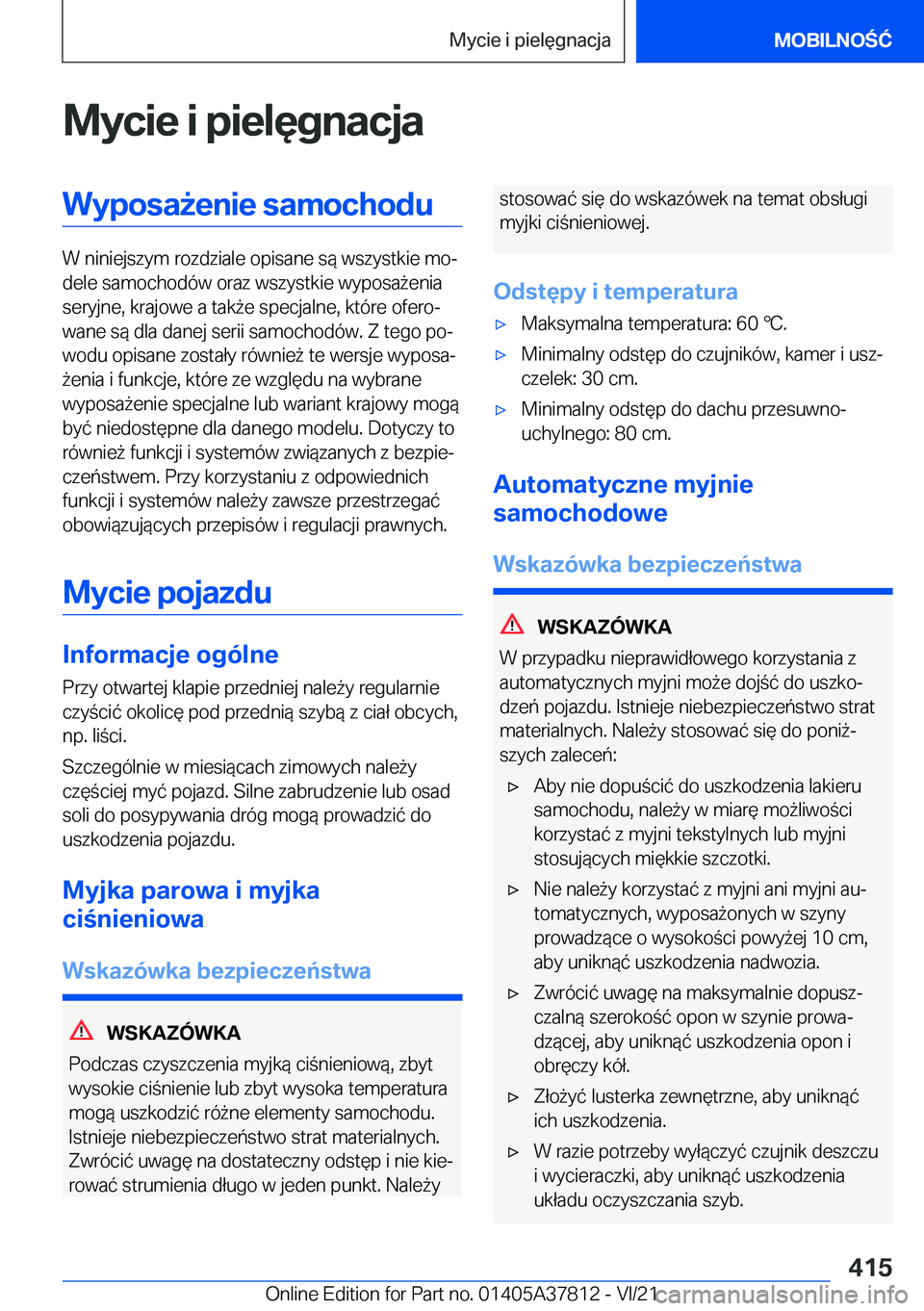 BMW X3 M 2022  Instrukcja obsługi (in Polish) �M�y�c�i�e��i��p�i�e�l�