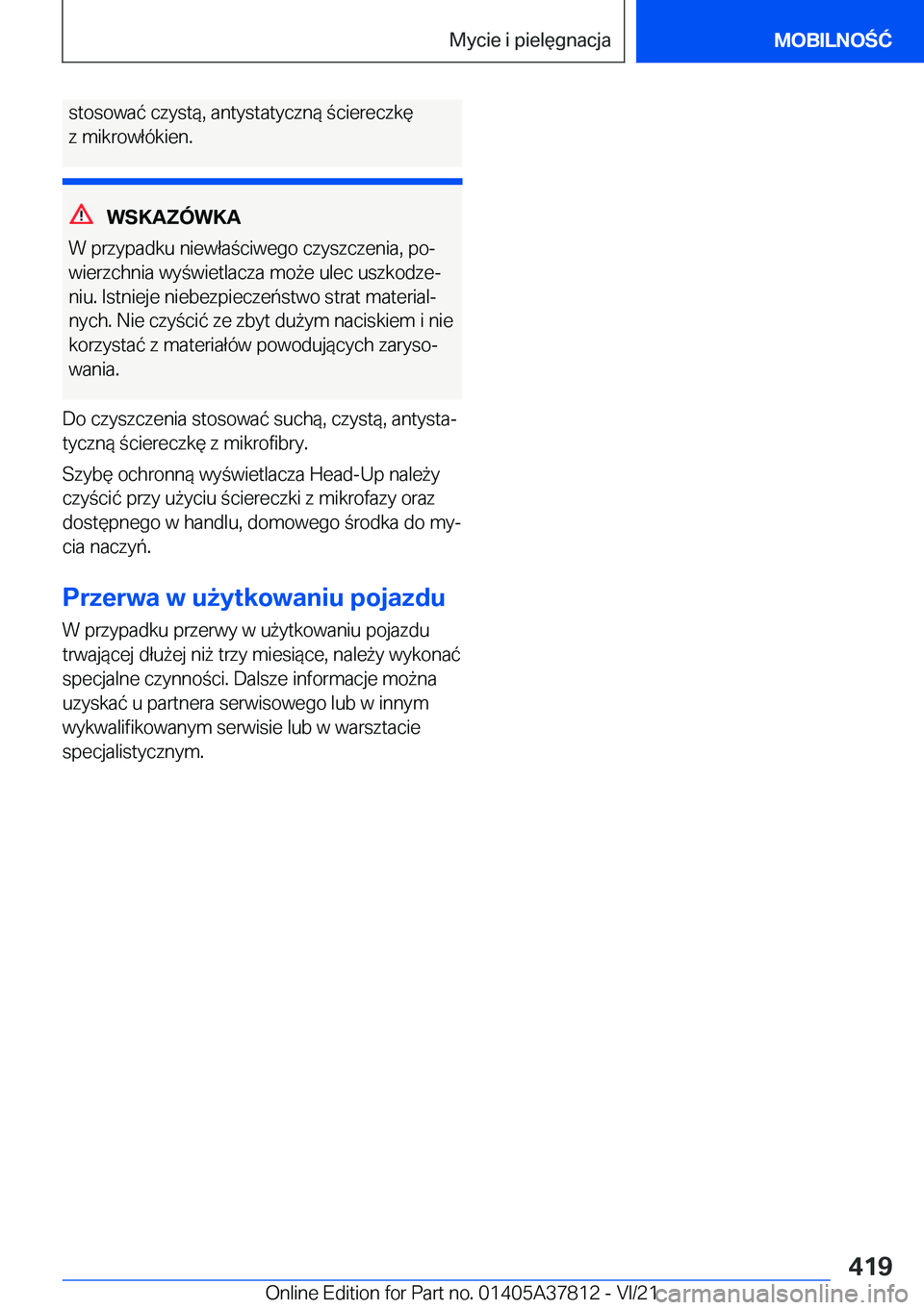 BMW X3 M 2022  Instrukcja obsługi (in Polish) �s�t�o�s�o�w�a�