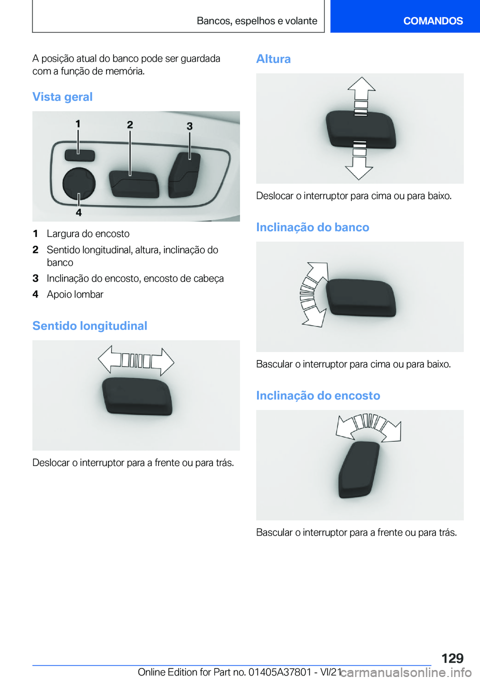 BMW X3 M 2022  Manual do condutor (in Portuguese) �A��p�o�s�i�