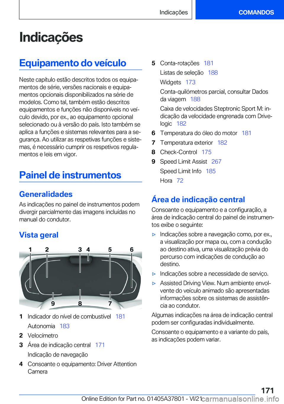 BMW X3 M 2022  Manual do condutor (in Portuguese) �I�n�d�i�c�a�
