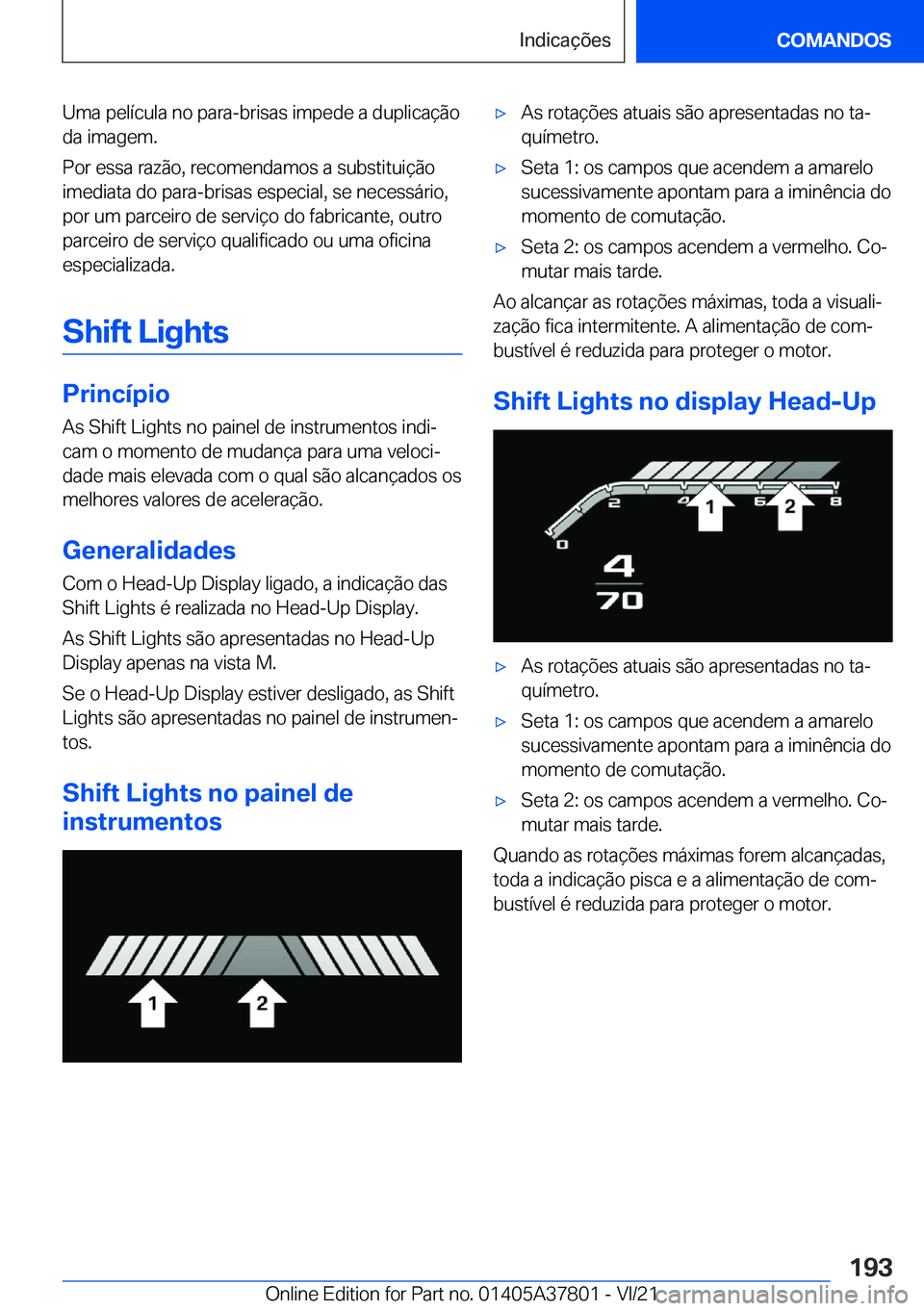 BMW X3 M 2022  Manual do condutor (in Portuguese) �U�m�a��p�e�l�