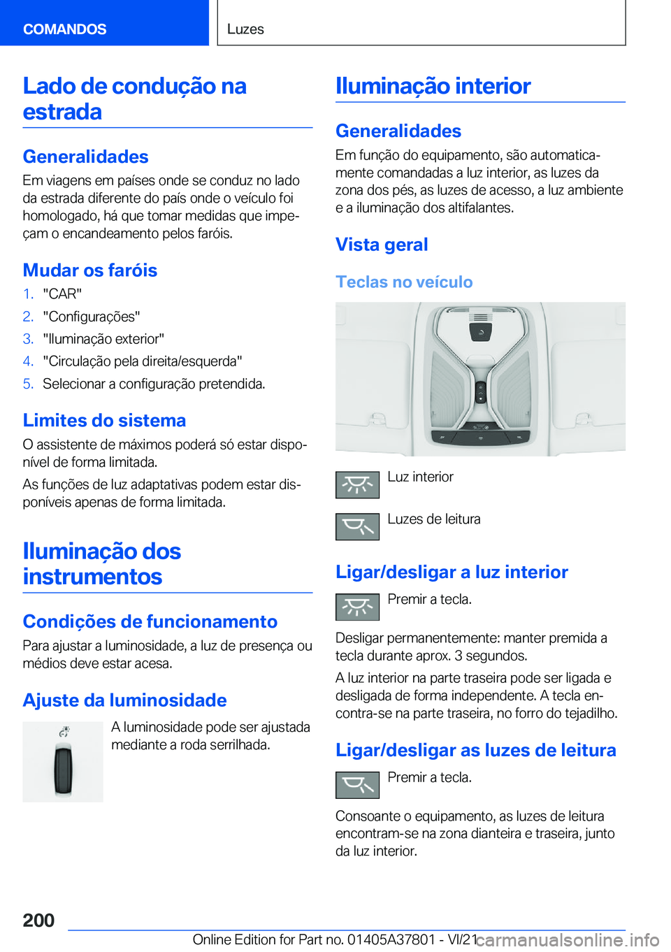 BMW X3 M 2022  Manual do condutor (in Portuguese) �L�a�d�o��d�e��c�o�n�d�u�
