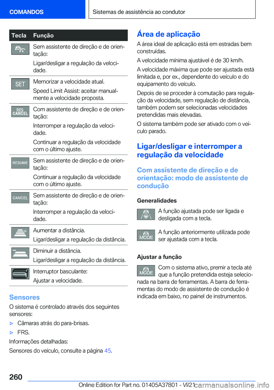 BMW X3 M 2022  Manual do condutor (in Portuguese) �T�e�c�l�a�F�u�n�