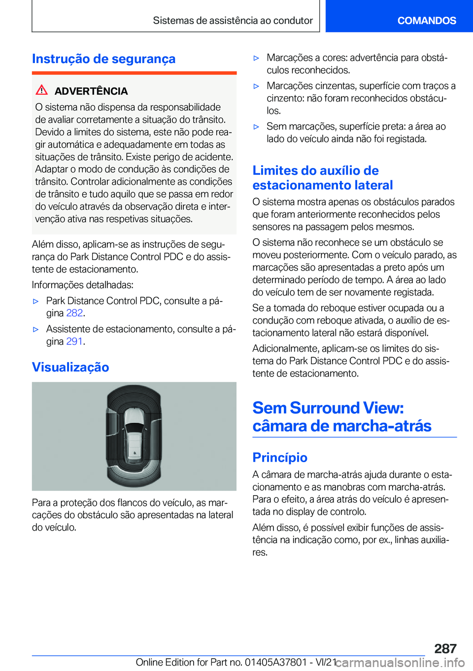 BMW X3 M 2022  Manual do condutor (in Portuguese) �I�n�s�t�r�u�