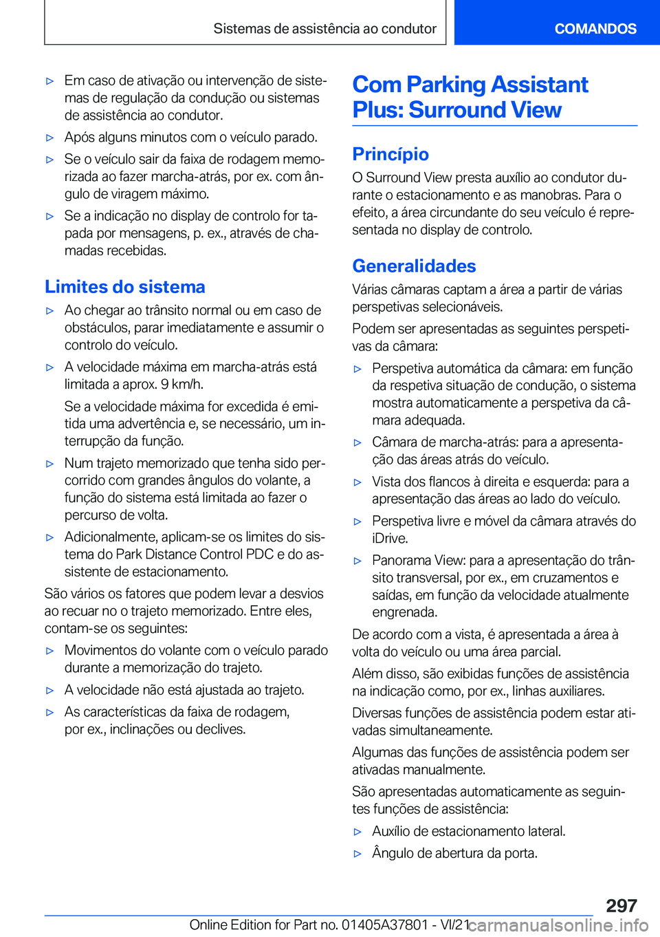 BMW X3 M 2022  Manual do condutor (in Portuguese) 'x�E�m��c�a�s�o��d�e��a�t�i�v�a�