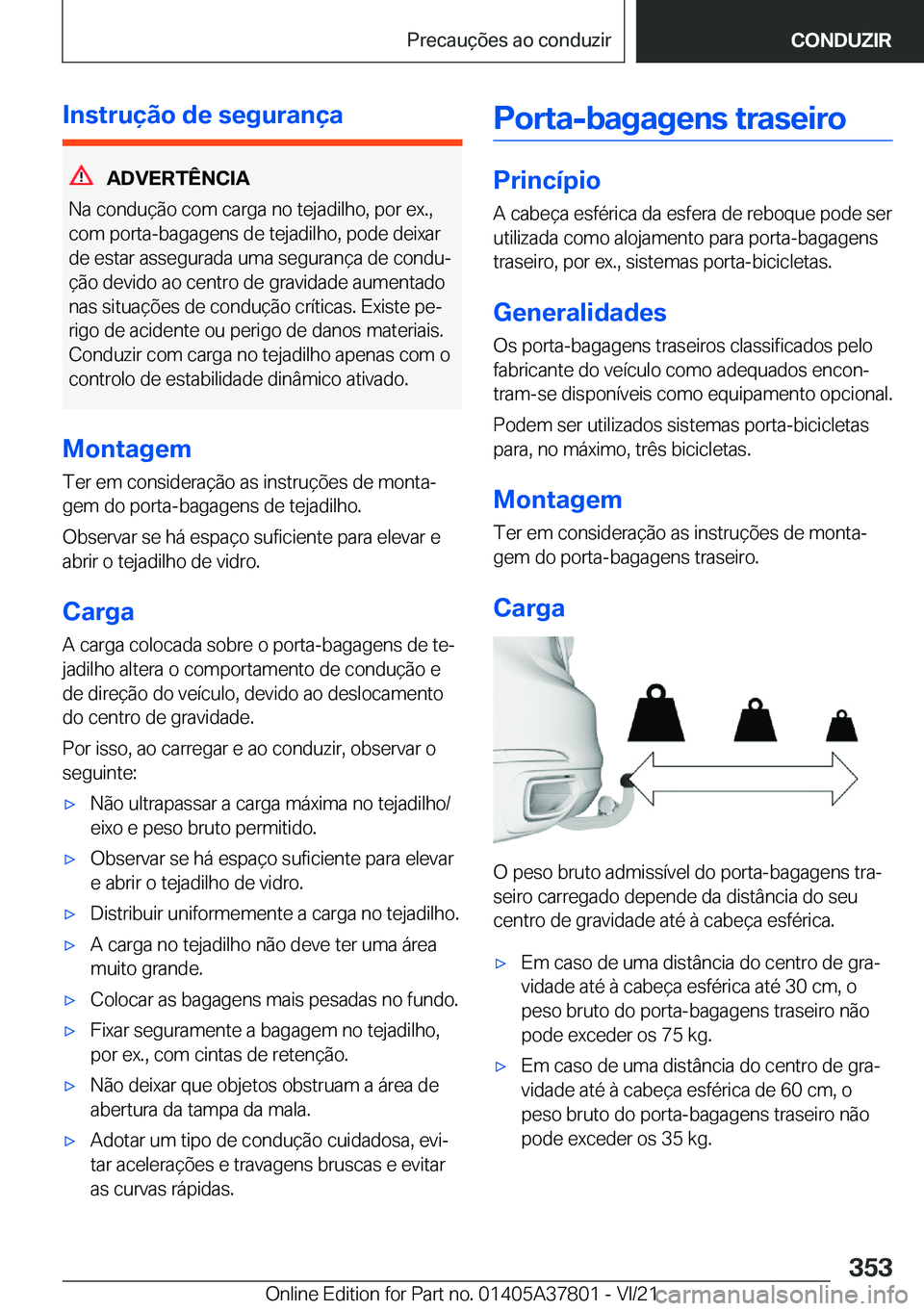 BMW X3 M 2022  Manual do condutor (in Portuguese) �I�n�s�t�r�u�