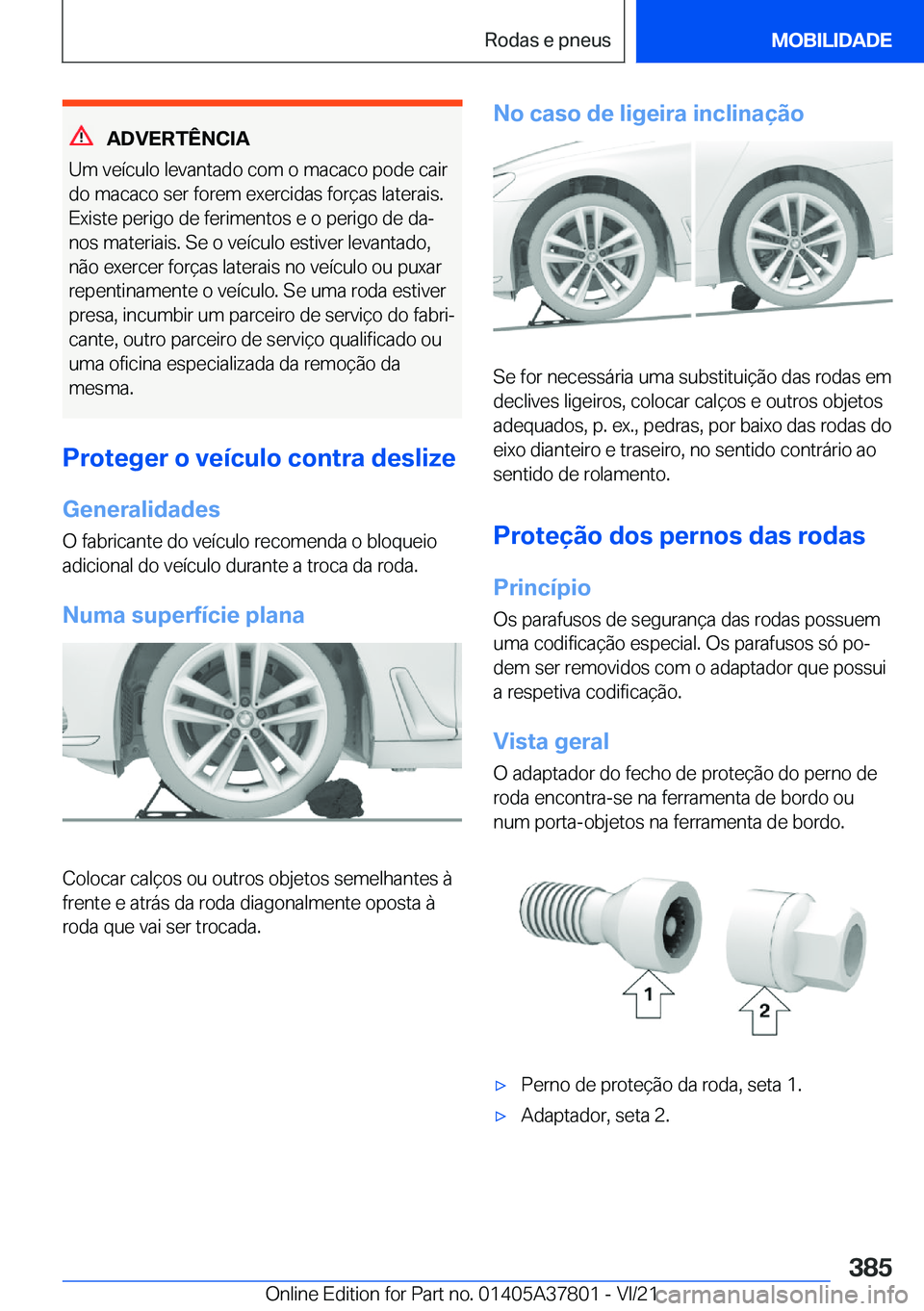 BMW X3 M 2022  Manual do condutor (in Portuguese) �A�D�V�E�R�T�