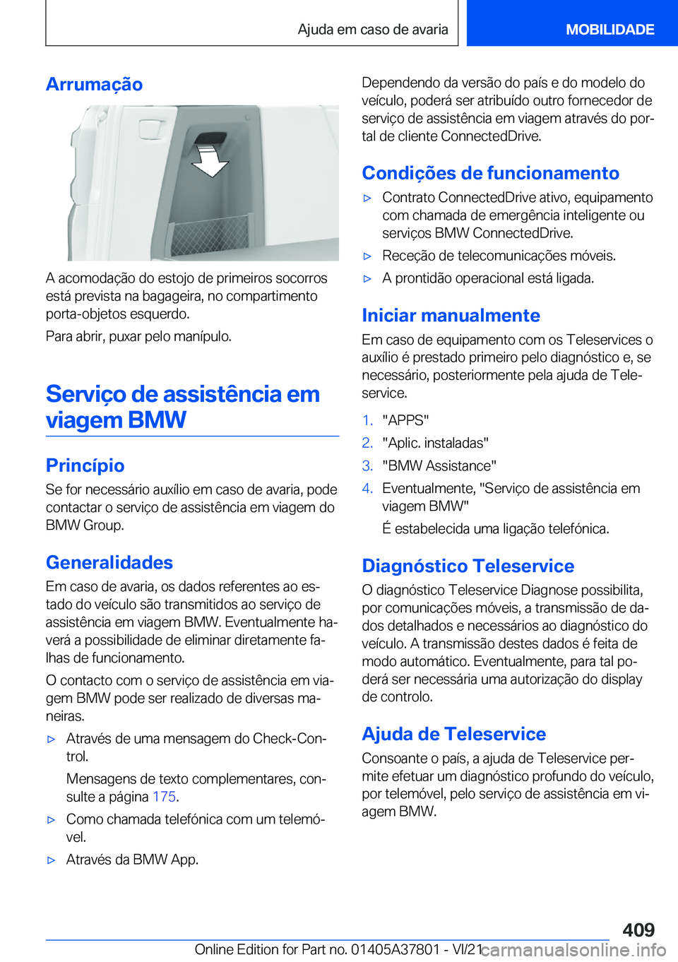 BMW X3 M 2022  Manual do condutor (in Portuguese) �A�r�r�u�m�a�