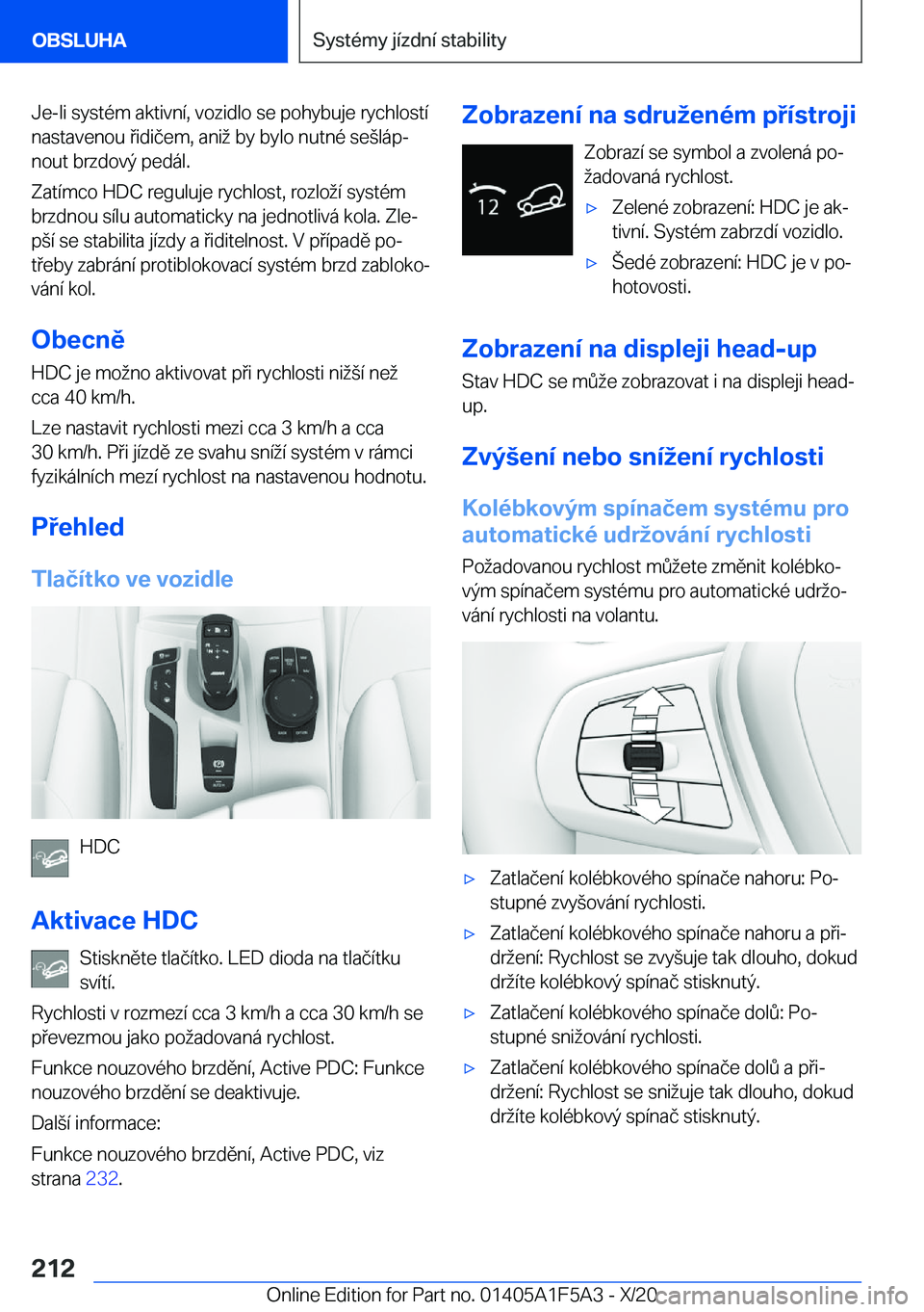 BMW X3 M 2021  Návod na použití (in Czech) �J�e�-�l�i��s�y�s�t�