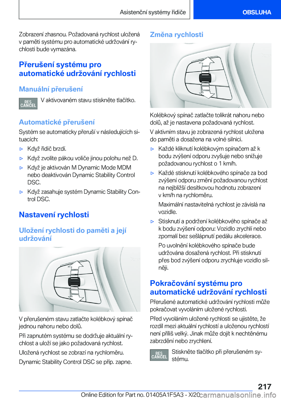 BMW X3 M 2021  Návod na použití (in Czech) �Z�o�b�r�a�z�e�n�