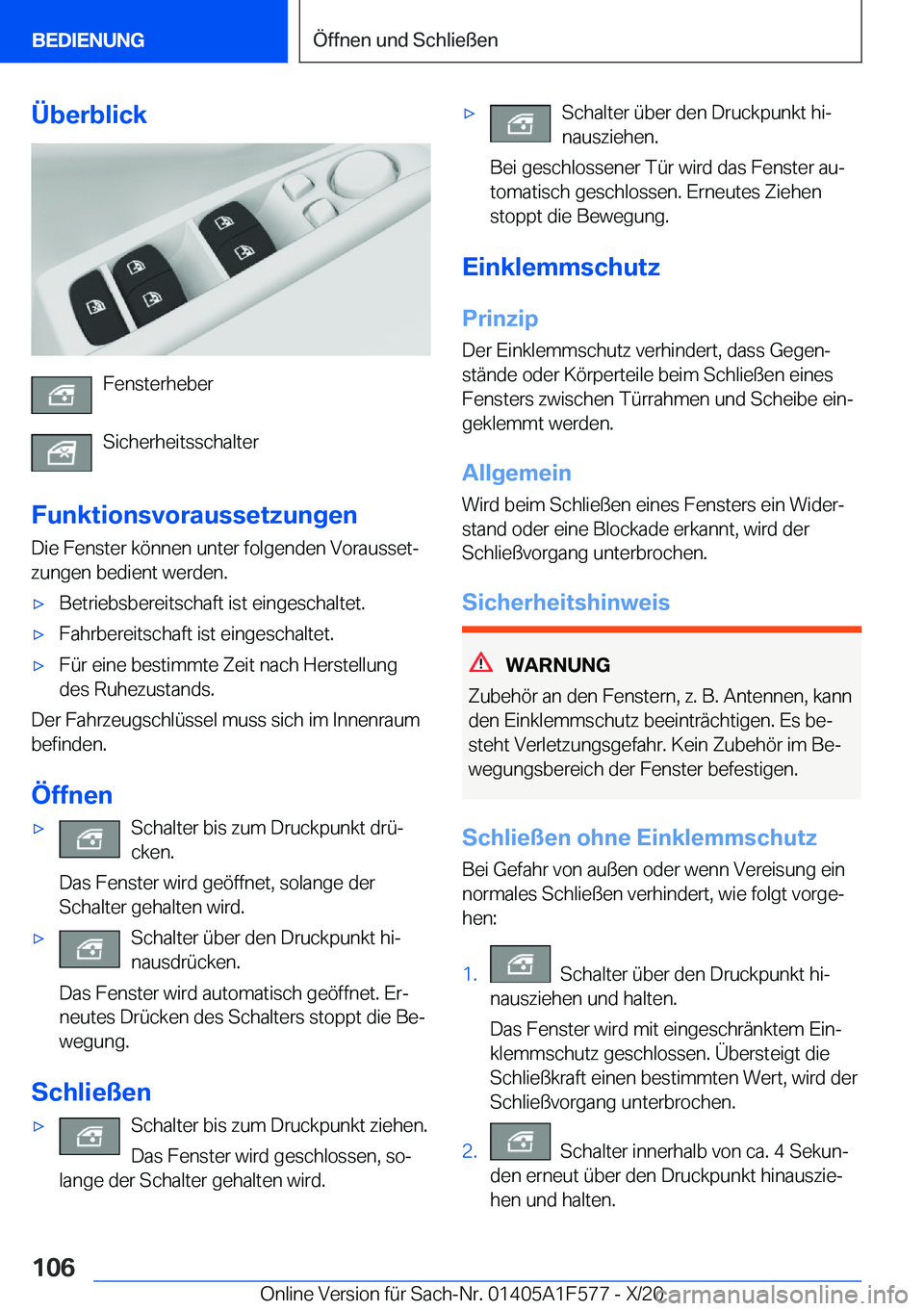 BMW X3 M 2021  Betriebsanleitungen (in German) �