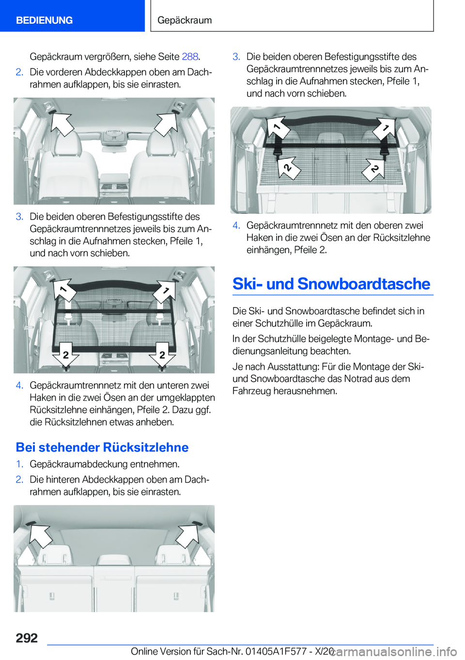 BMW X3 M 2021  Betriebsanleitungen (in German) �G�e�p�