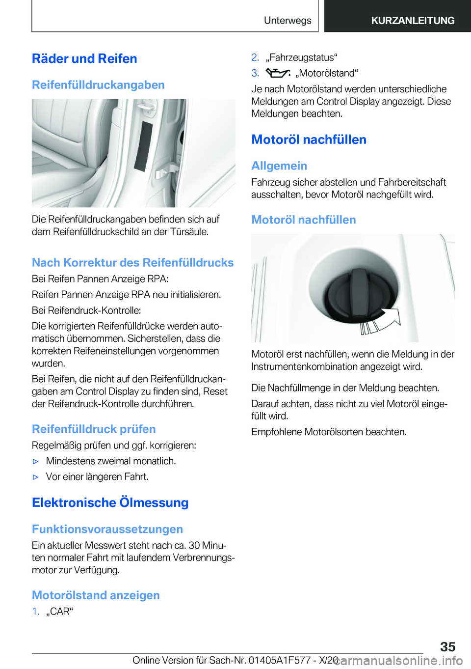 BMW X3 M 2021  Betriebsanleitungen (in German) �R�