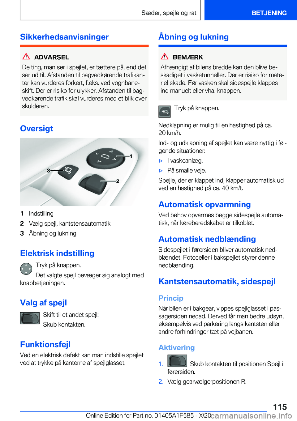BMW X3 M 2021  InstruktionsbØger (in Danish) �S�i�k�k�e�r�h�e�d�s�a�n�v�i�s�n�i�n�g�e�r
�A�D�V�A�R�S�E�L
�D�e��t�i�n�g�,��m�a�n��s�e�r��i��s�p�e�j�l�e�t�,��e�r��t�æ�t�t�e�r�e��p�å�,��e�n�d��d�e�t �s�e�r��u�d��t�i�l�.��A�f�s�t�a�n�