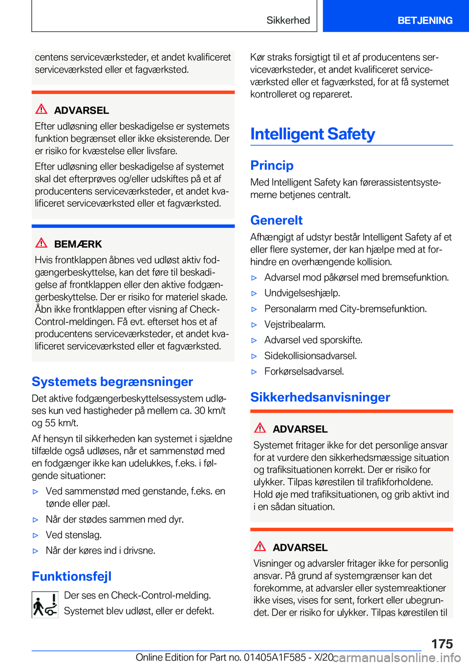 BMW X3 M 2021  InstruktionsbØger (in Danish) �c�e�n�t�e�n�s��s�e�r�v�i�c�e�v�æ�r�k�s�t�e�d�e�r�,��e�t��a�n�d�e�t��k�v�a�l�i�f�i�c�e�r�e�t
�s�e�r�v�i�c�e�v�æ�r�k�s�t�e�d��e�l�l�e�r��e�t��f�a�g�v�æ�r�k�s�t�e�d�.
�A�D�V�A�R�S�E�L
�E�f�t�e