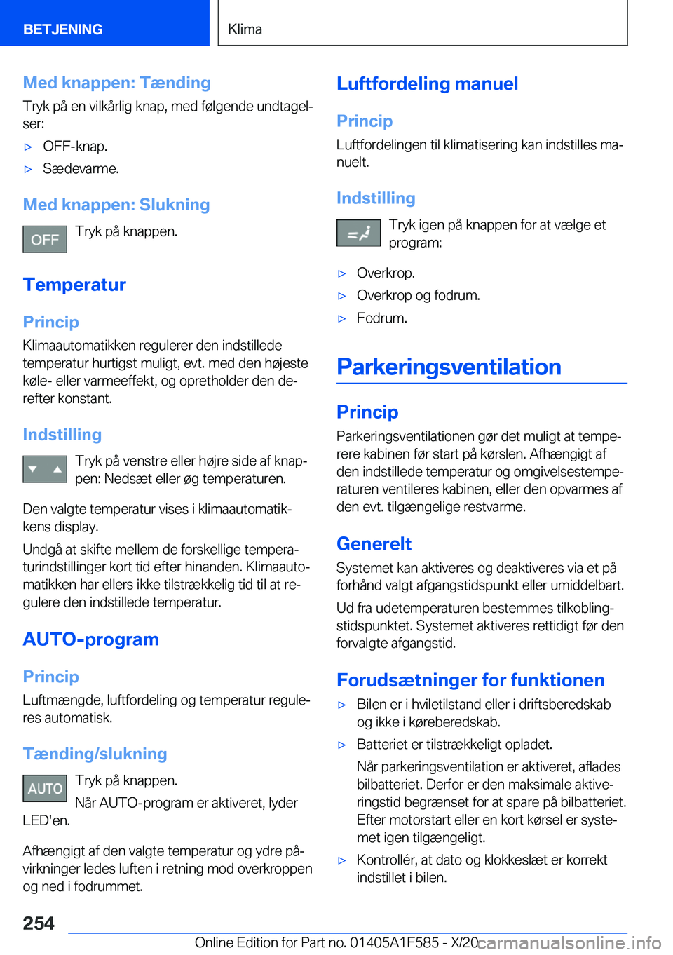 BMW X3 M 2021  InstruktionsbØger (in Danish) �M�e�d��k�n�a�p�p�e�n�:��T�æ�n�d�i�n�g�T�r�y�k��p�å��e�n��v�i�l�k�å�r�l�i�g��k�n�a�p�,��m�e�d��f�