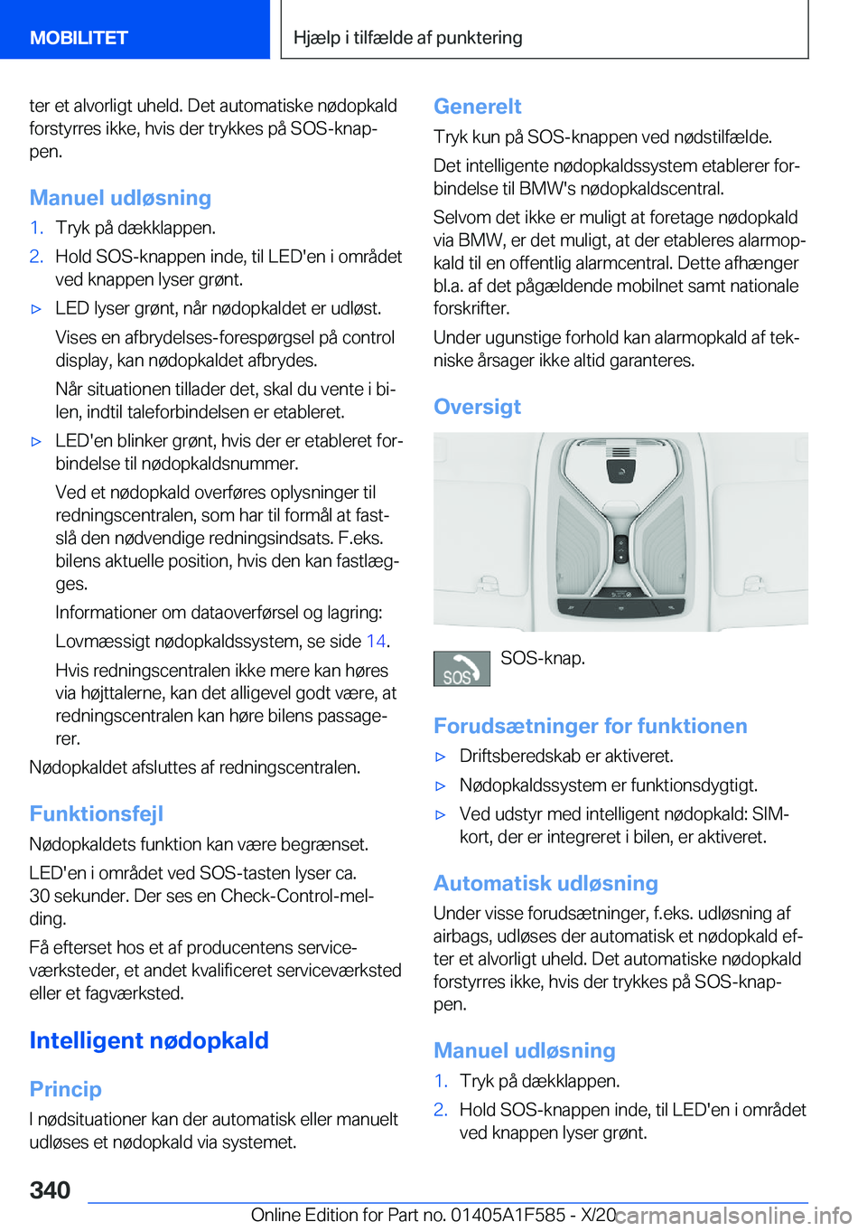 BMW X3 M 2021  InstruktionsbØger (in Danish) �t�e�r��e�t��a�l�v�o�r�l�i�g�t��u�h�e�l�d�.��D�e�t��a�u�t�o�m�a�t�i�s�k�e��n�