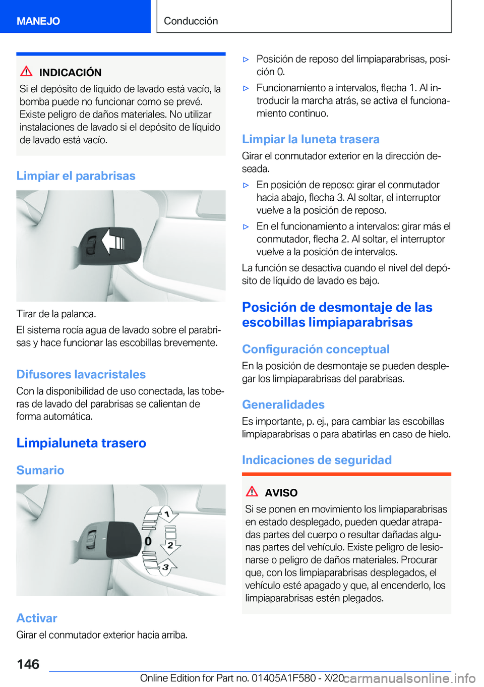 BMW X3 M 2021  Manuales de Empleo (in Spanish) �I�N�D�I�C�A�C�I�