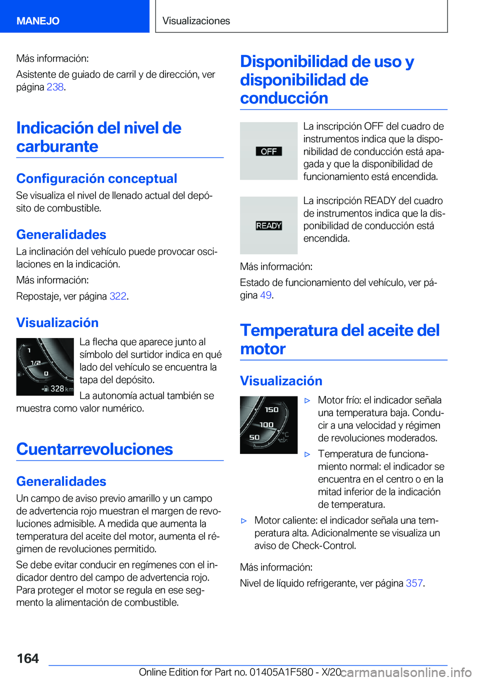 BMW X3 M 2021  Manuales de Empleo (in Spanish) �M�
