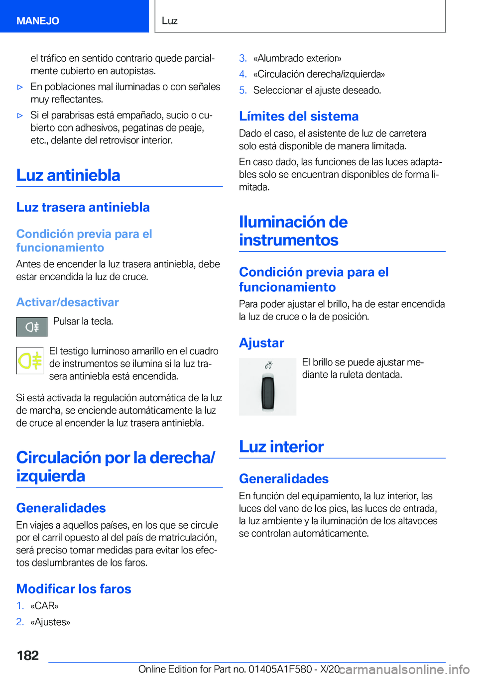 BMW X3 M 2021  Manuales de Empleo (in Spanish) �e�l��t�r�