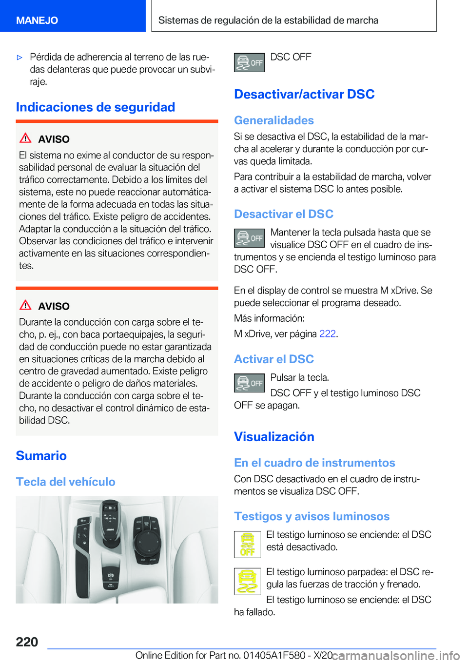BMW X3 M 2021  Manuales de Empleo (in Spanish) x�P�