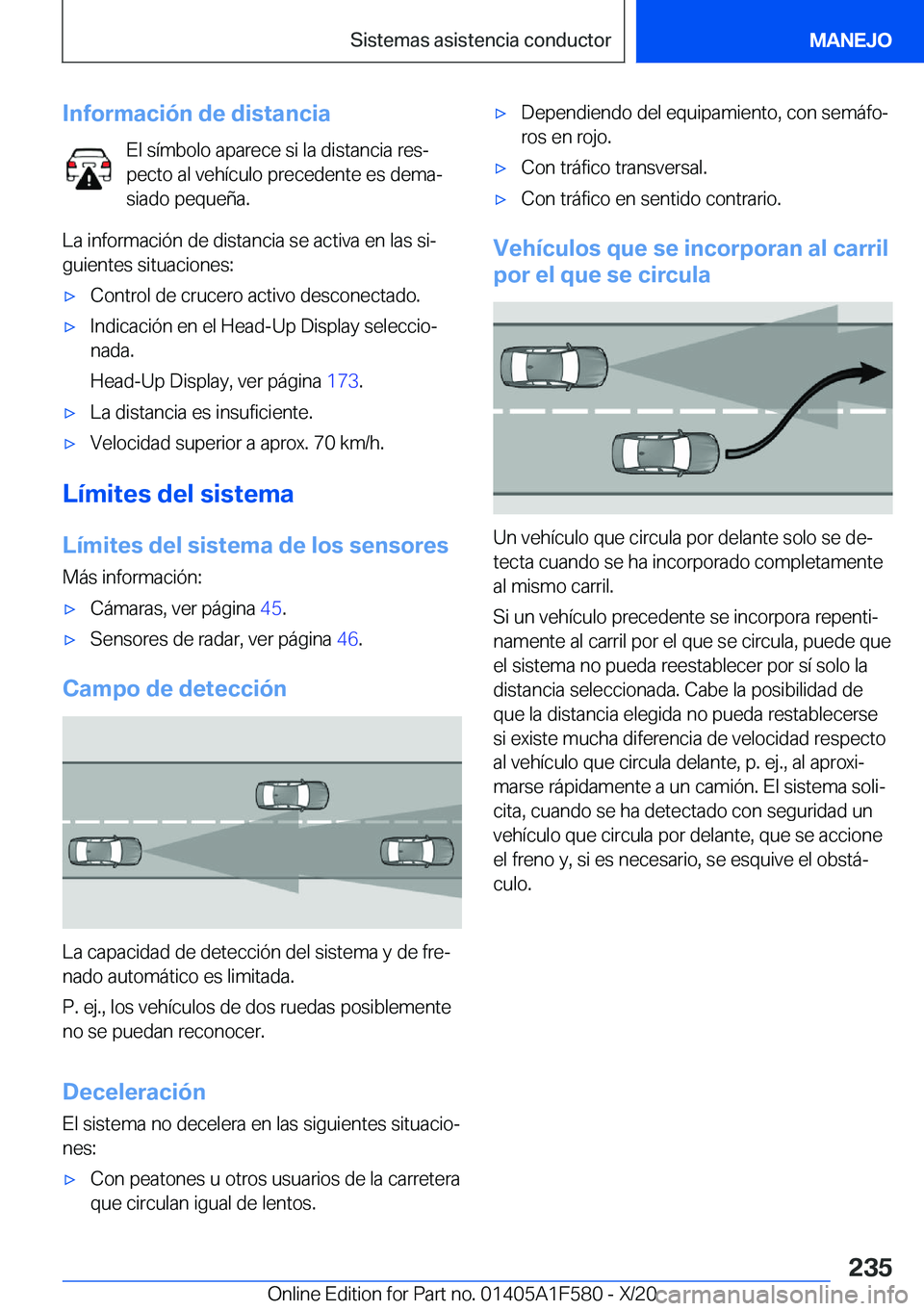 BMW X3 M 2021  Manuales de Empleo (in Spanish) �I�n�f�o�r�m�a�c�i�