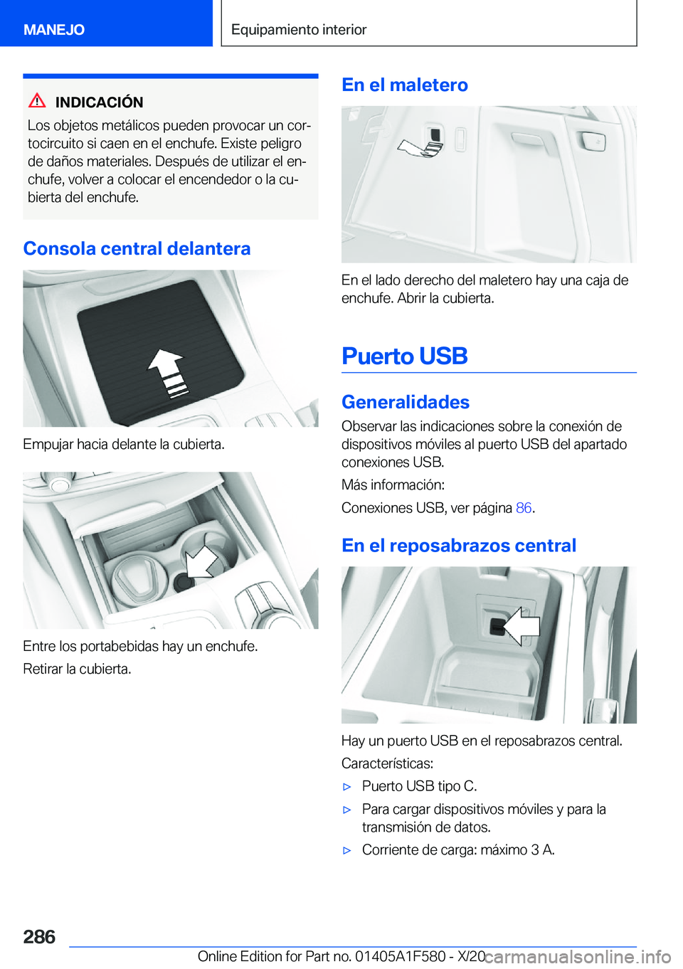 BMW X3 M 2021  Manuales de Empleo (in Spanish) �I�N�D�I�C�A�C�I�