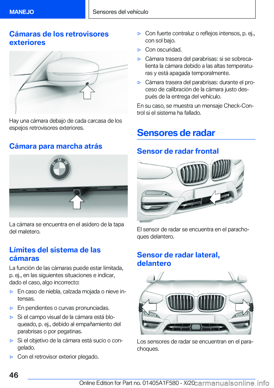 BMW X3 M 2021  Manuales de Empleo (in Spanish) �C�