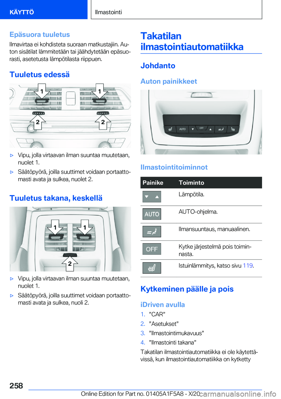 BMW X3 M 2021  Omistajan Käsikirja (in Finnish) �E�p�