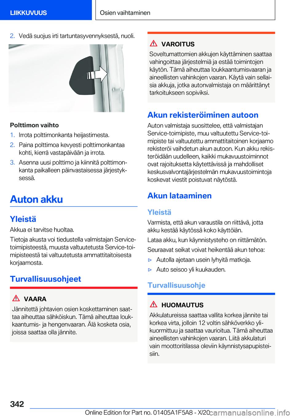 BMW X3 M 2021  Omistajan Käsikirja (in Finnish) �2�.�V�e�d�