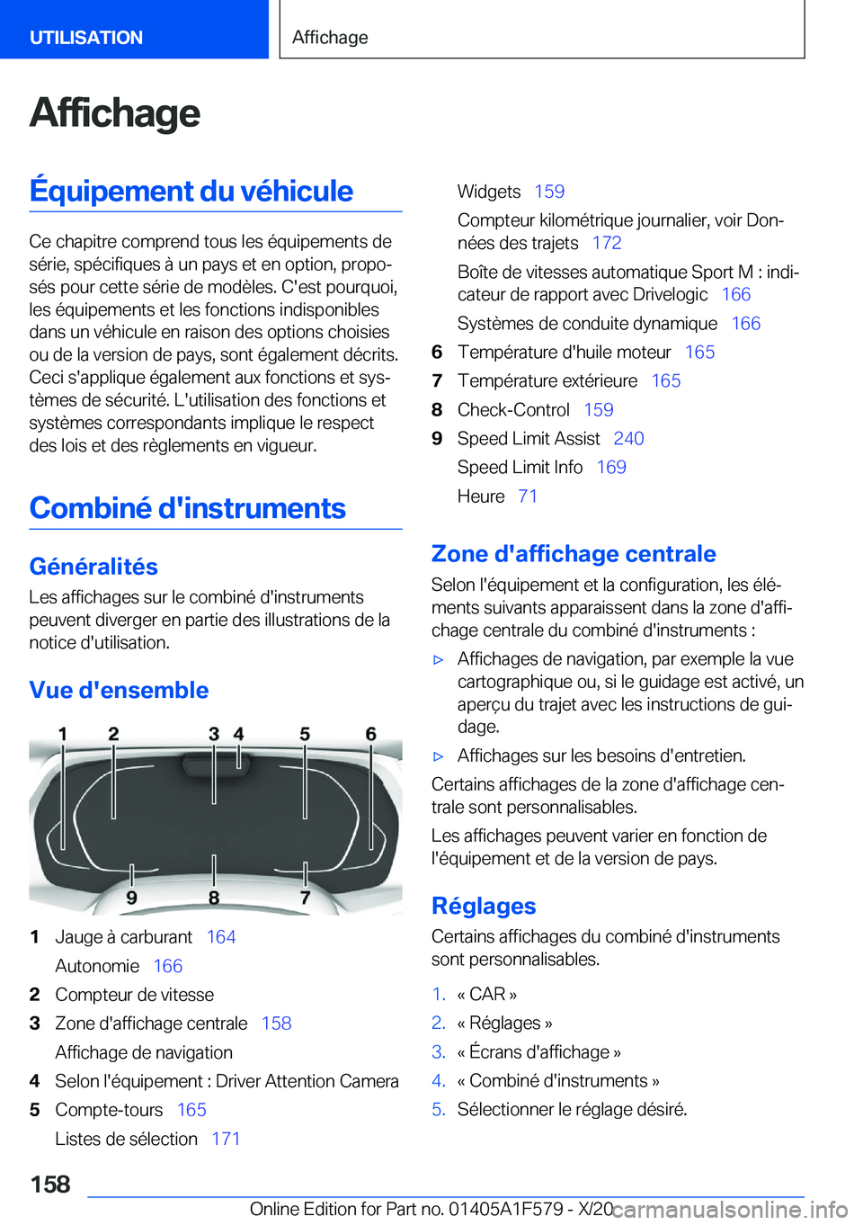 BMW X3 M 2021  Notices Demploi (in French) �A�f�f�i�c�h�a�g�e�