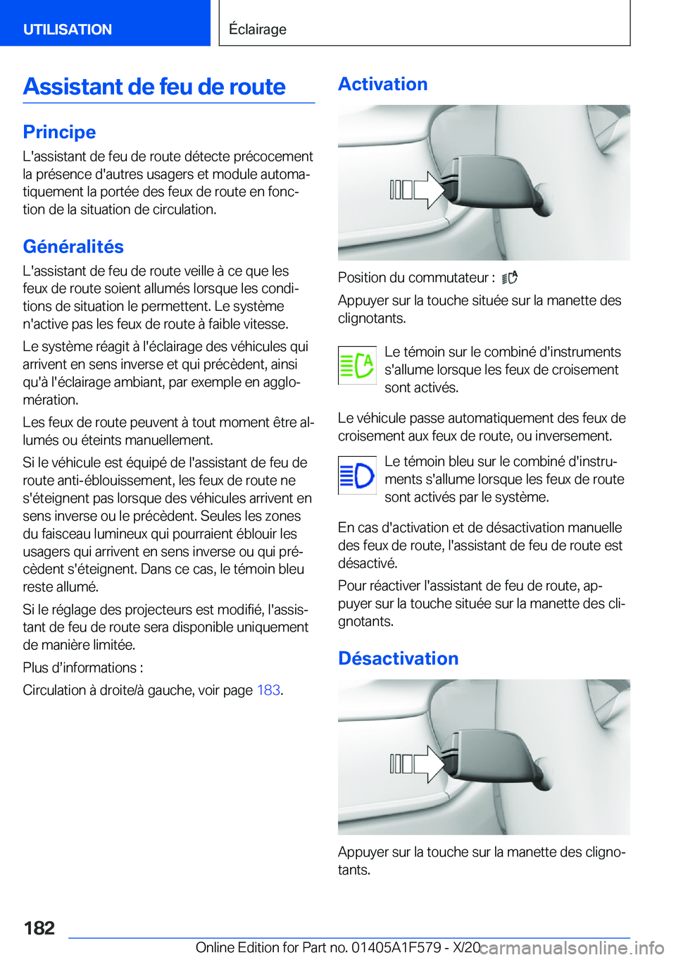 BMW X3 M 2021  Notices Demploi (in French) �A�s�s�i�s�t�a�n�t��d�e��f�e�u��d�e��r�o�u�t�e
�P�r�i�n�c�i�p�e
�L�'�a�s�s�i�s�t�a�n�t��d�e��f�e�u��d�e��r�o�u�t�e��d�é�t�e�c�t�e��p�r�é�c�o�c�e�m�e�n�t
�l�a��p�r�é�s�e�n�c�e��d�
