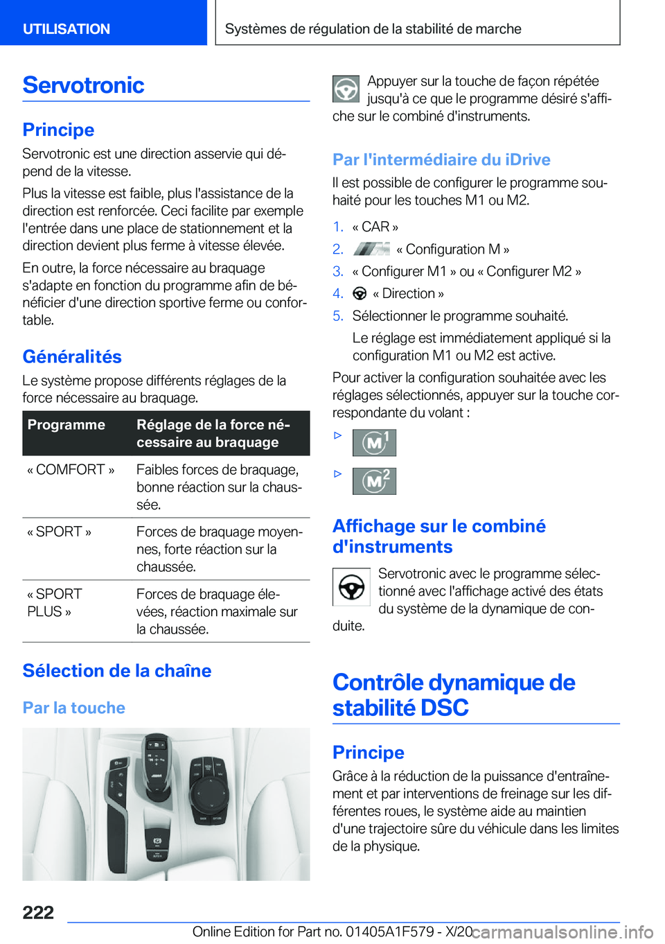 BMW X3 M 2021  Notices Demploi (in French) �S�e�r�v�o�t�r�o�n�i�c
�P�r�i�n�c�i�p�e
�S�e�r�v�o�t�r�o�n�i�c��e�s�t��u�n�e��d�i�r�e�c�t�i�o�n��a�s�s�e�r�v�i�e��q�u�i��d�éj �p�e�n�d��d�e��l�a��v�i�t�e�s�s�e�.
�P�l�u�s��l�a��v�i�t�e�s�