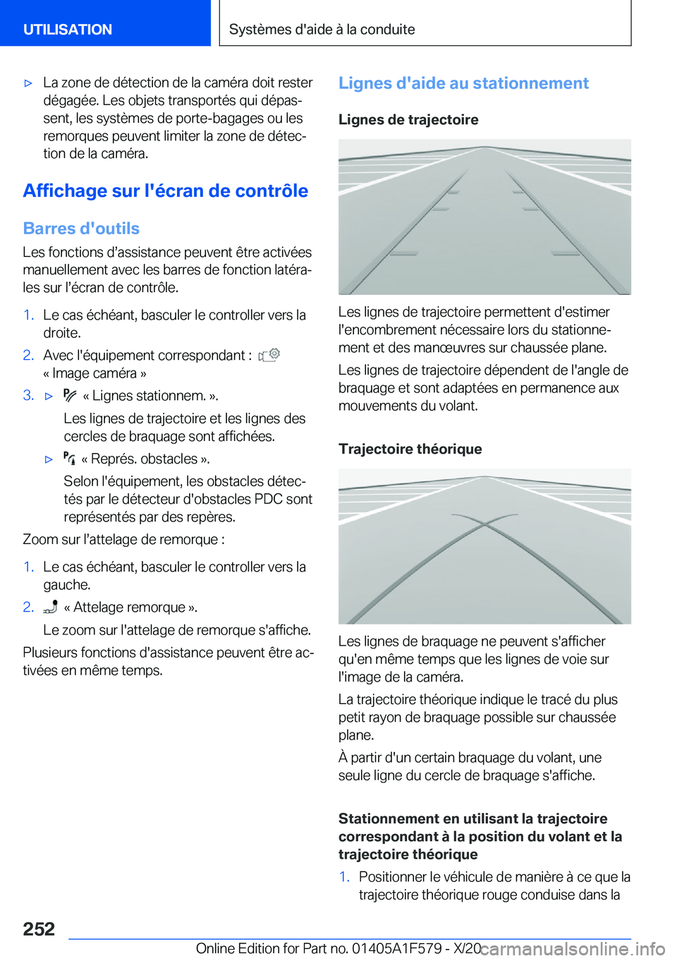 BMW X3 M 2021  Notices Demploi (in French) 'x�L�a��z�o�n�e��d�e��d�é�t�e�c�t�i�o�n��d�e��l�a��c�a�m�é�r�a��d�o�i�t��r�e�s�t�e�r�d�é�g�a�g�é�e�.��L�e�s��o�b�j�e�t�s��t�r�a�n�s�p�o�r�t�é�s��q�u�i��d�é�p�a�sj
�s�e�n�t�,��