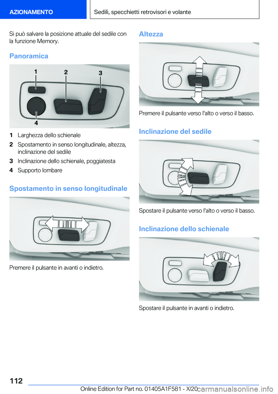 BMW X3 M 2021  Libretti Di Uso E manutenzione (in Italian) �S�i��p�u�