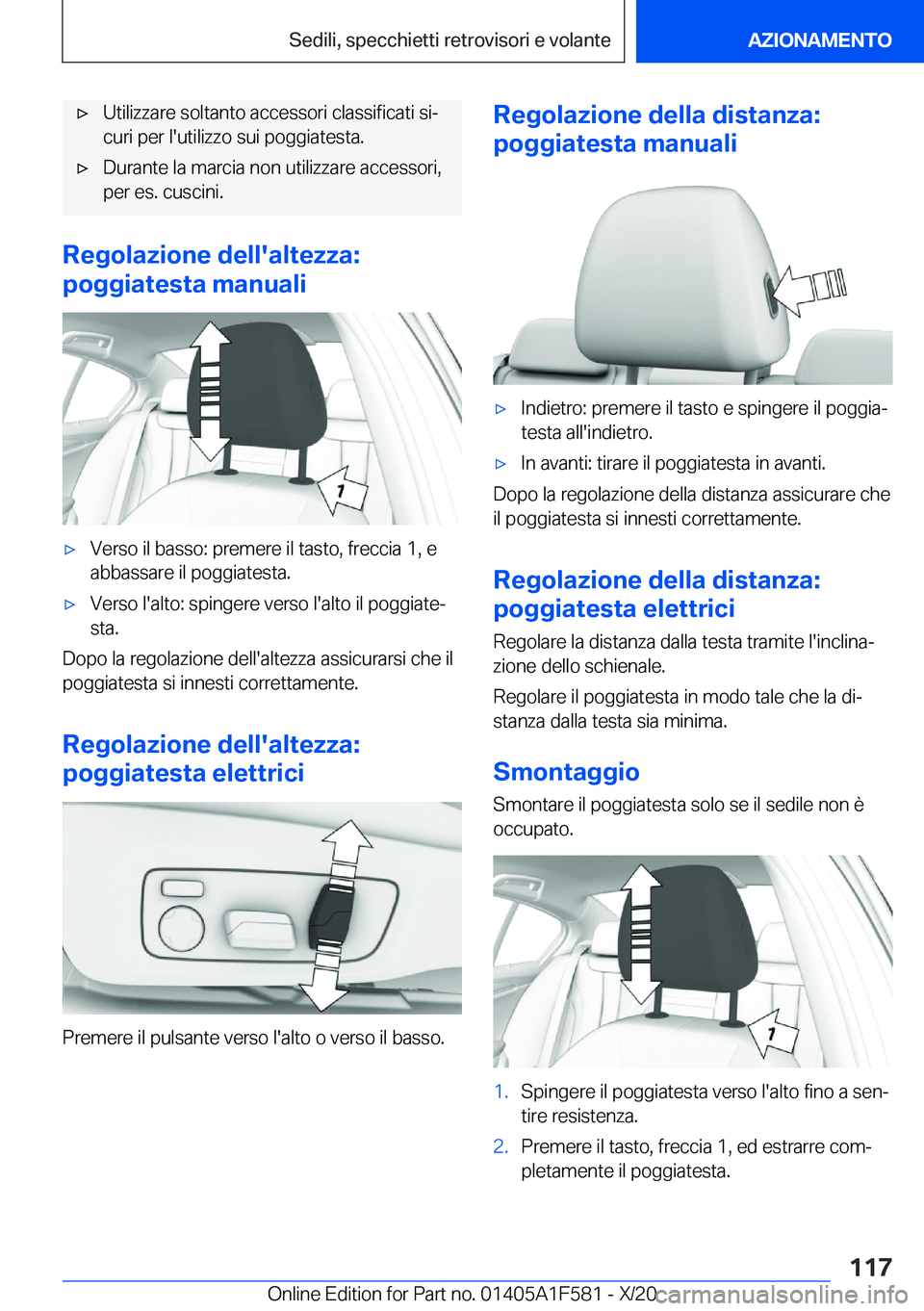 BMW X3 M 2021  Libretti Di Uso E manutenzione (in Italian) 'x�U�t�i�l�i�z�z�a�r�e��s�o�l�t�a�n�t�o��a�c�c�e�s�s�o�r�i��c�l�a�s�s�i�f�i�c�a�t�i��s�iª
�c�u�r�i��p�e�r��l�'�u�t�i�l�i�z�z�o��s�u�i��p�o�g�g�i�a�t�e�s�t�a�.'x�D�u�r�a�n�t�e��l